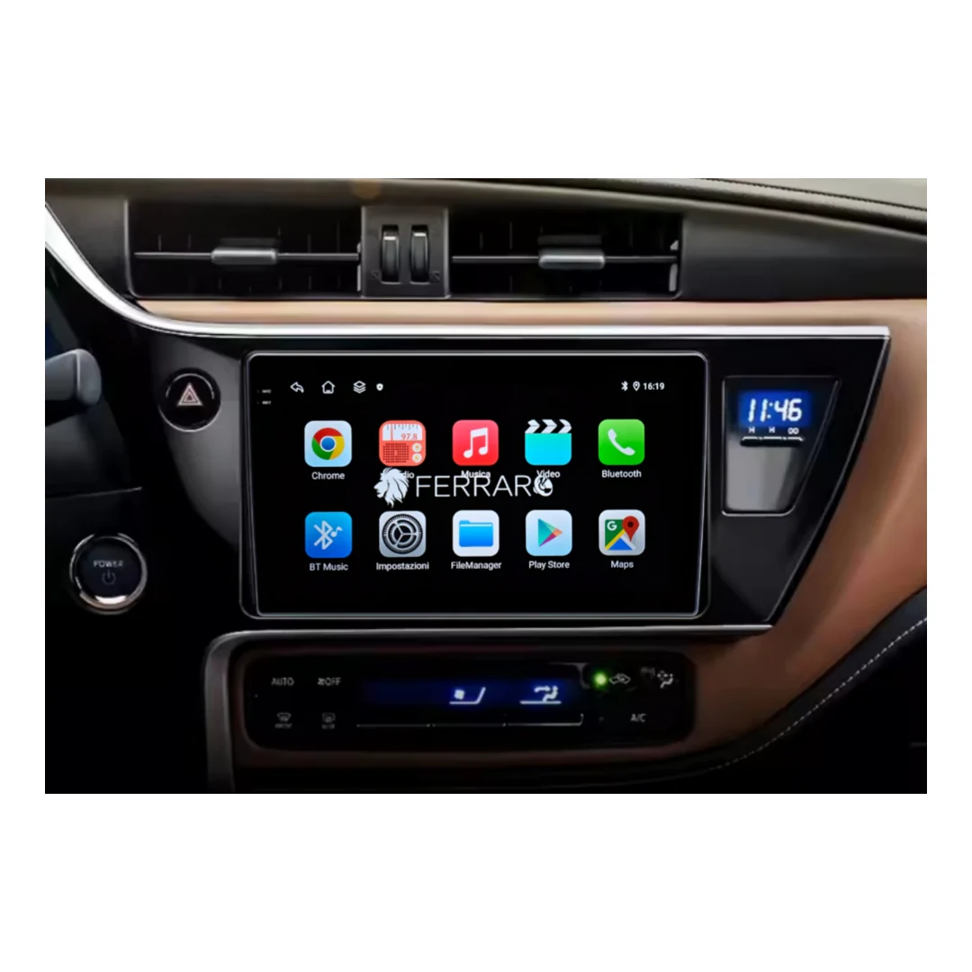 Autoradio per Toyota Corolla Auris E170-E180 9" 2K | 2013-2019 | Android | Bluetooth | CarPlay | Android Auto | 12/256GB Ram - Image 3