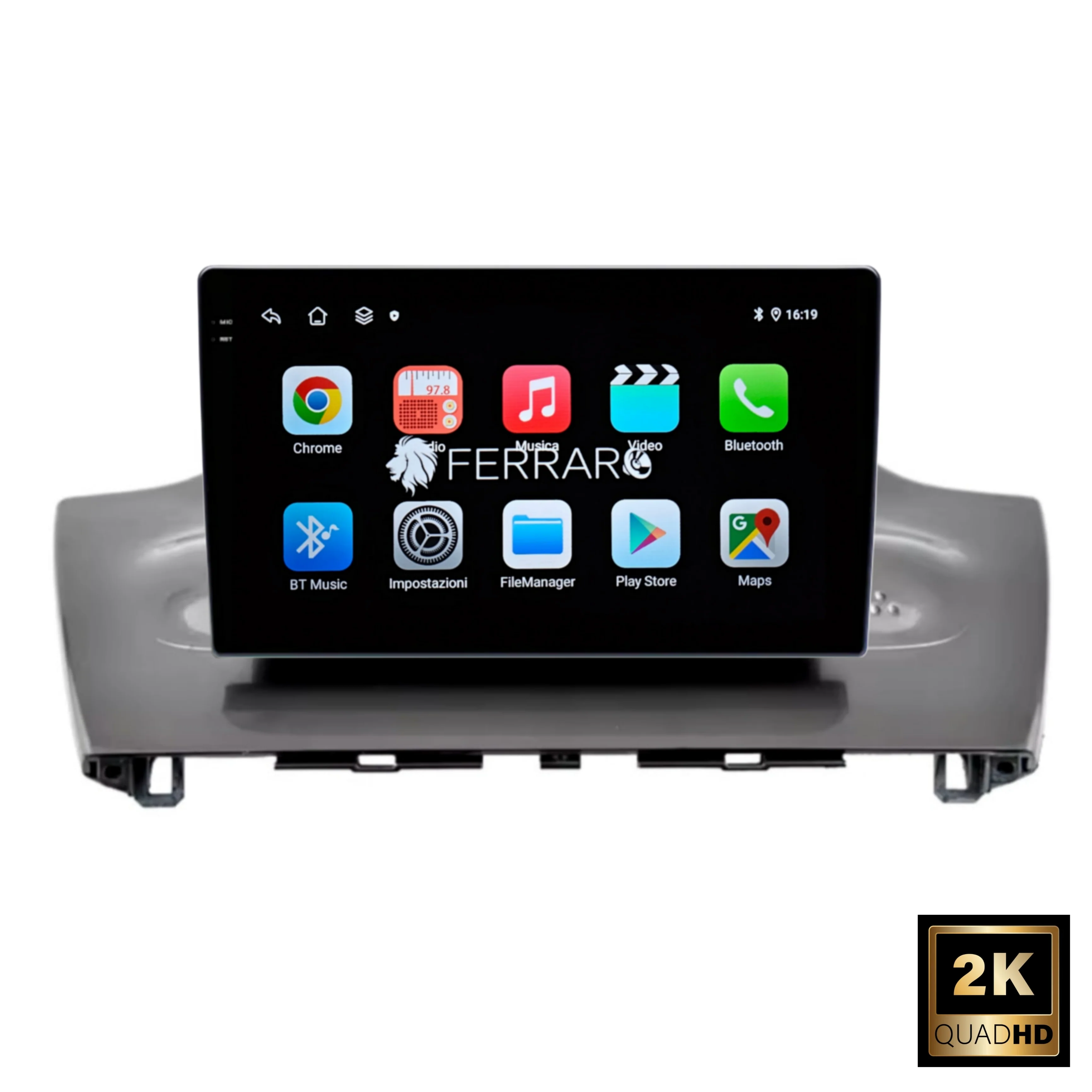 Autoradio per Toyota IQ | Scion IQ 9" 2K | 2008-2015 | Android | Bluetooth | CarPlay | Android Auto | 12/256GB Ram