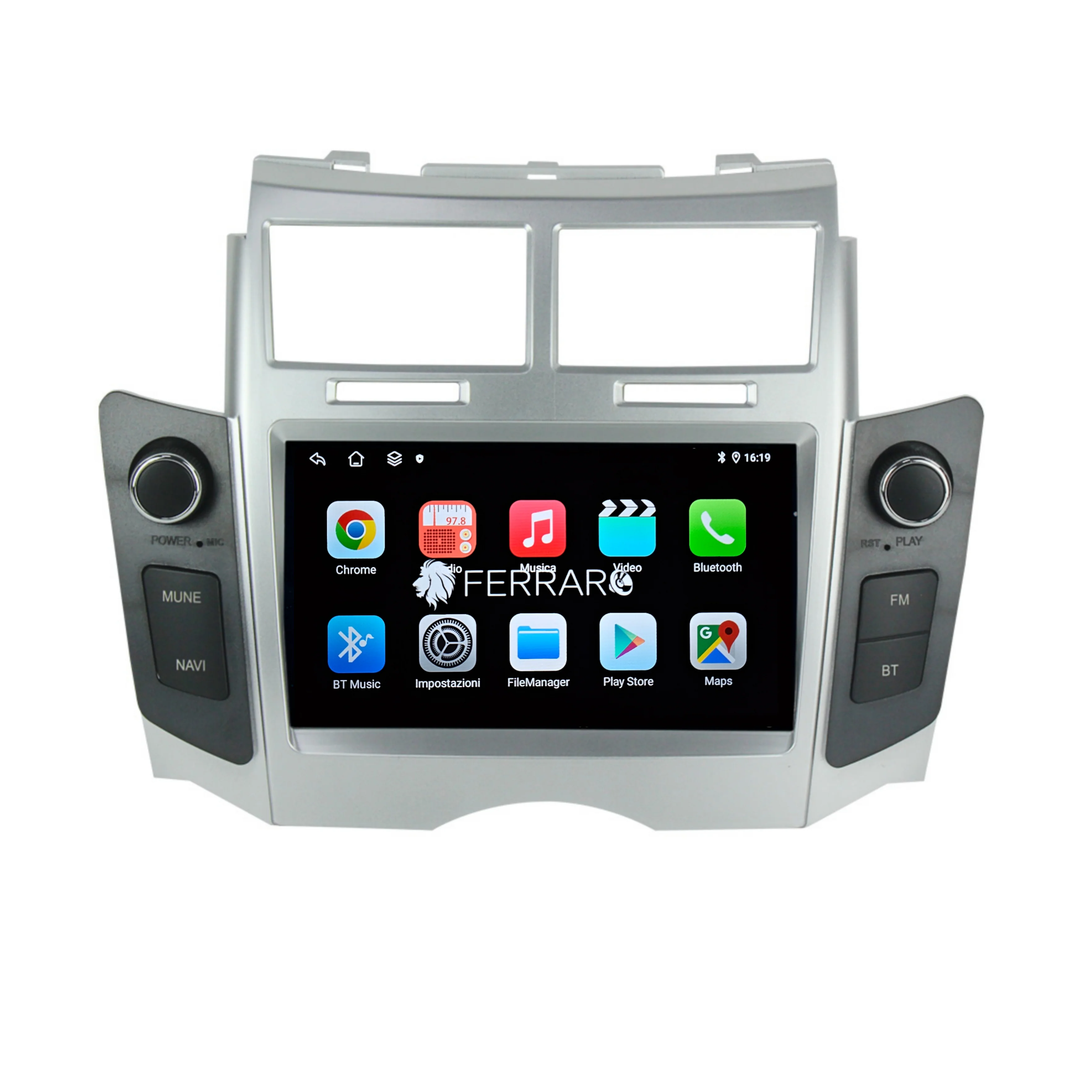 Autoradio per Toyota Yaris XP90 7" | 2005-2011 | Android | Bluetooth | CarPlay | Android Auto | 2GB/4GB/6GB/8GB Ram