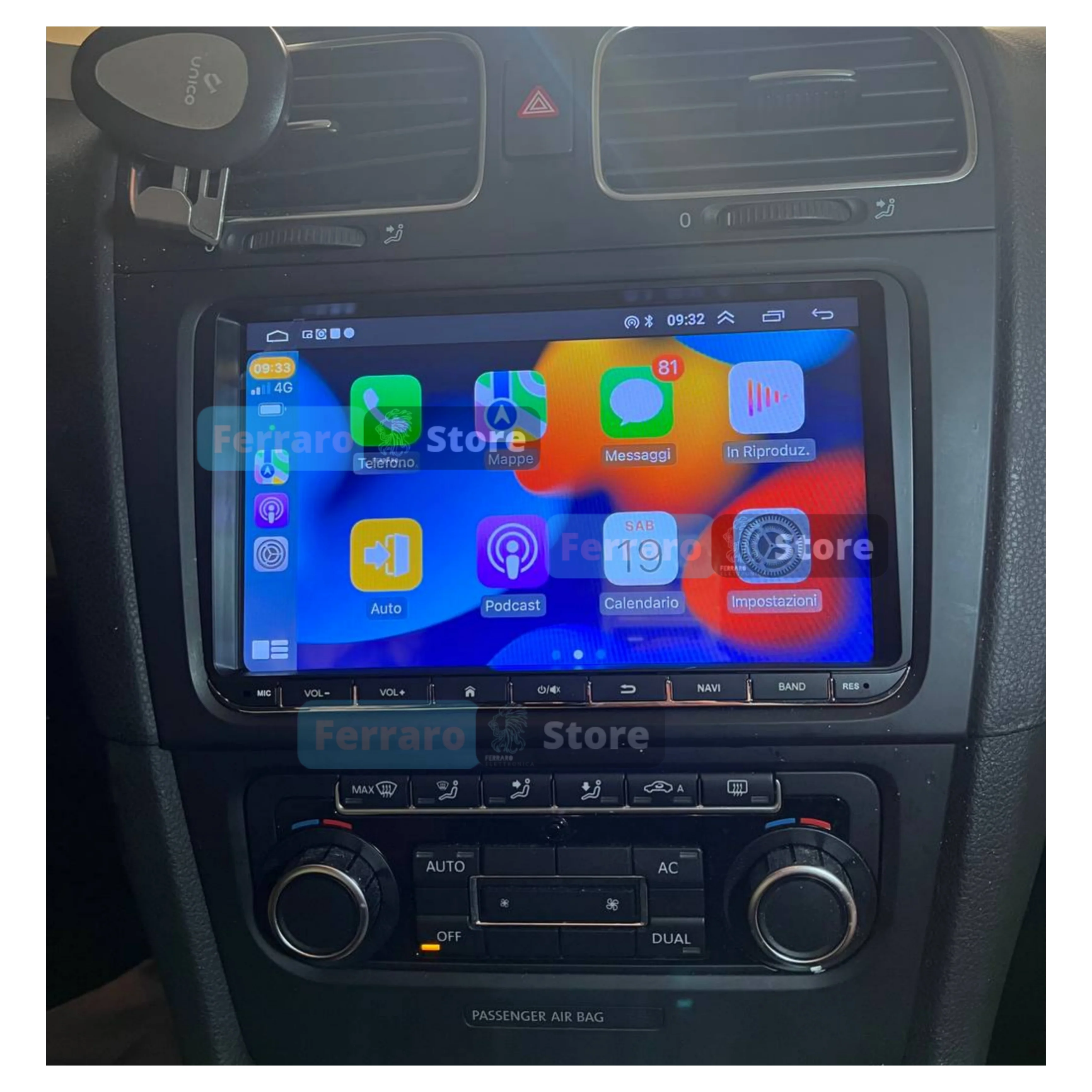 Autoradio per Volkswagen | Seat | Skoda 9" | Android | Bluetooth | CarPlay | Android Auto | 2GB/4GB Ram - Image 4