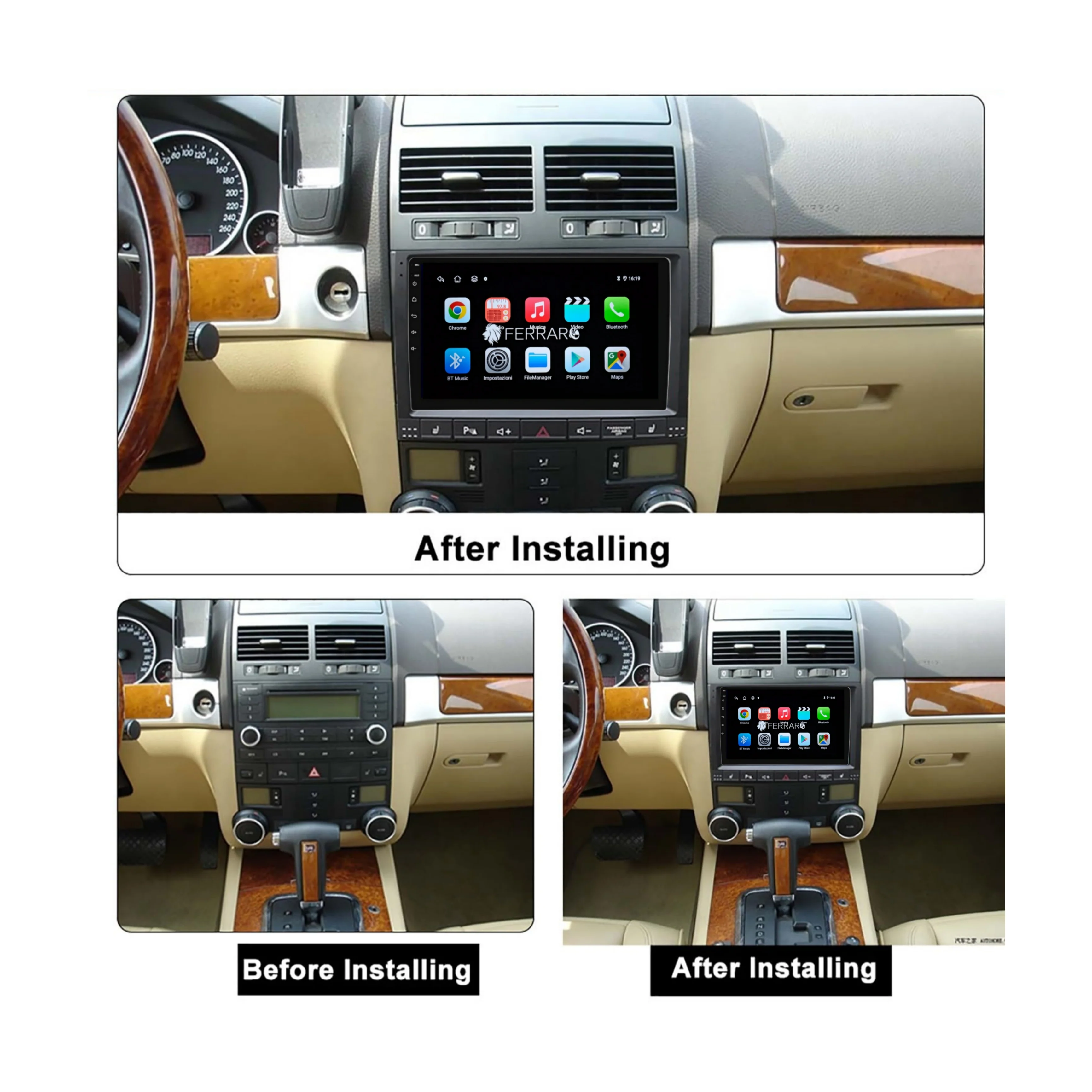 Autoradio per Volkswagen Touareg 9" | 2002-2010 | Android | Bluetooth | CarPlay | Android Auto | 2GB/4GB/6GB/8GB Ram - Image 5
