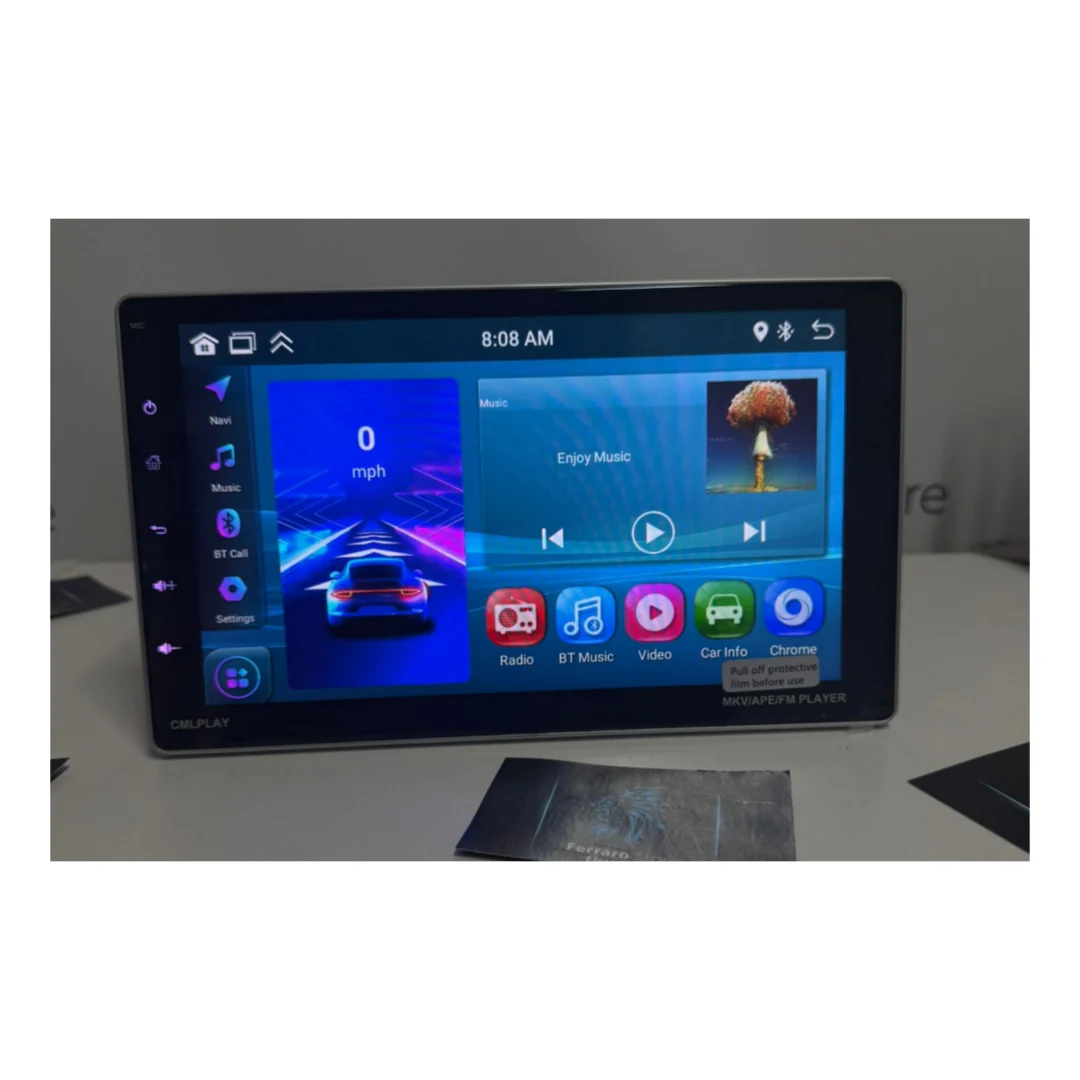 Autoradio Universale Estraibile | 1Din 9" Pollici | Android | Bluetooth | CarPlay | Android Auto | 2/4GB Ram - Image 5