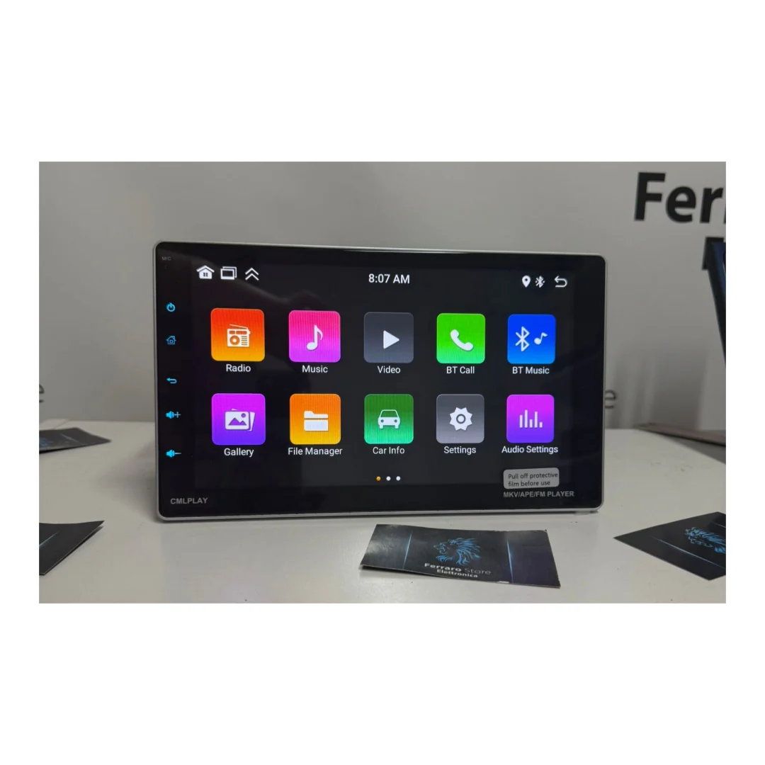 Autoradio Universale Estraibile | 1Din 9" Pollici | Android | Bluetooth | CarPlay | Android Auto | 2/4GB Ram - Image 3