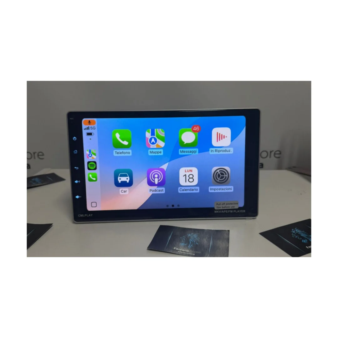 Autoradio Universale Estraibile | 1Din 9" Pollici | Android | Bluetooth | CarPlay | Android Auto | 2/4GB Ram - Image 4
