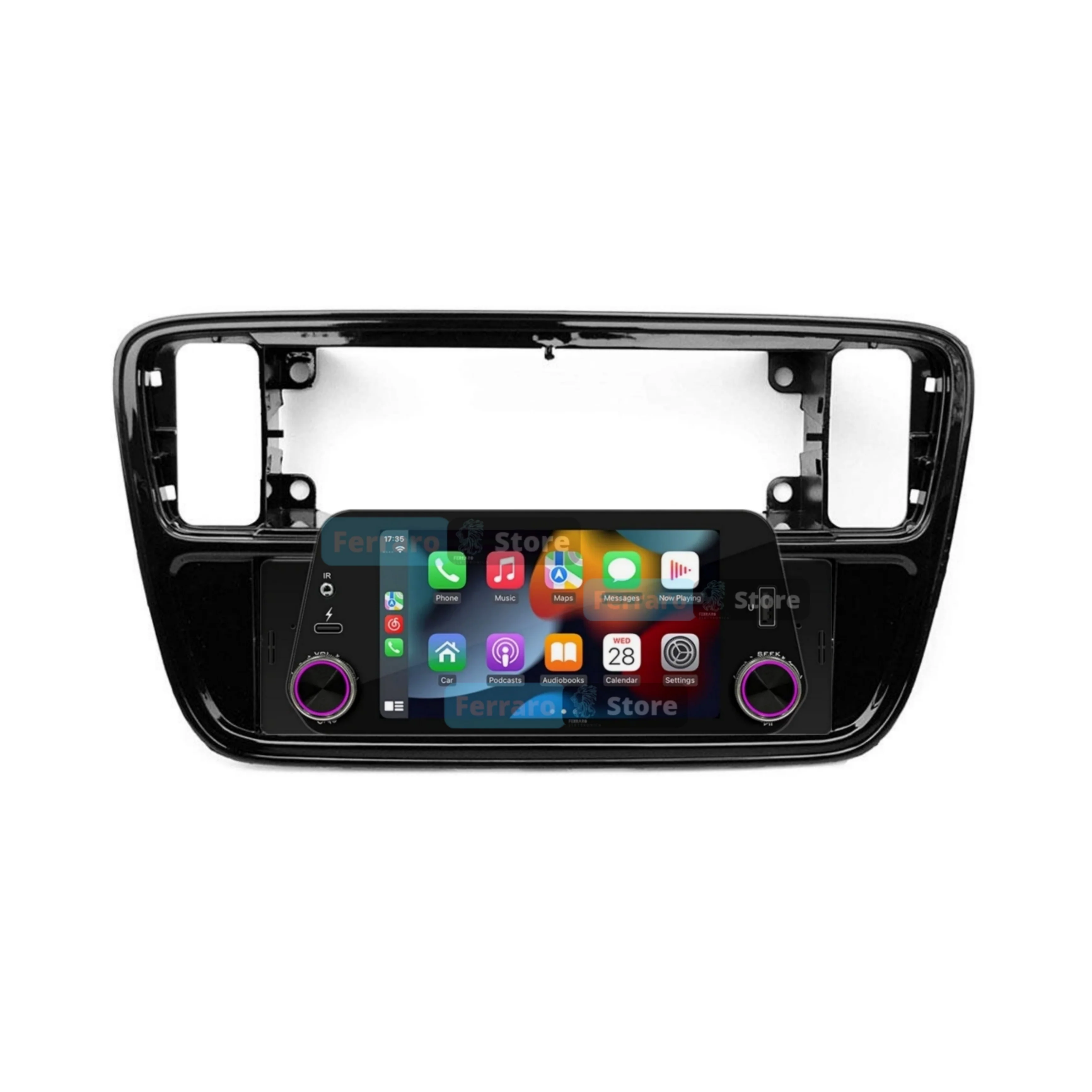 Autoradio per Volkswagen UP 5" | 2011-2016 | Bluetooth | Radio | USB | Navigatore | CarPlay e Android Auto Cablato