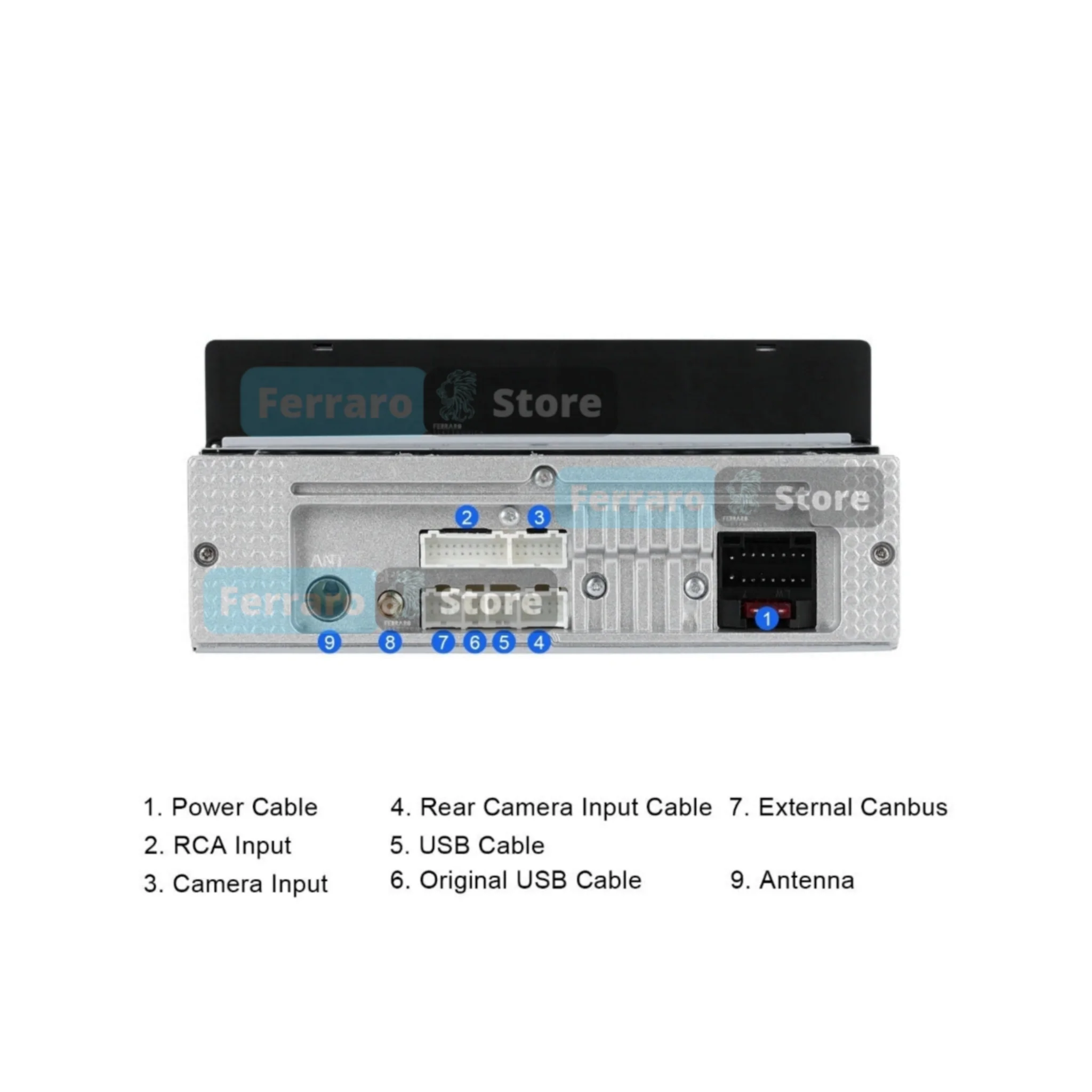 Autoradio Universale Fisso | 1Din 6.9"Pollici | Android | Bluetooth | CarPlay | Android Auto | 2/32GB Ram - Image 5
