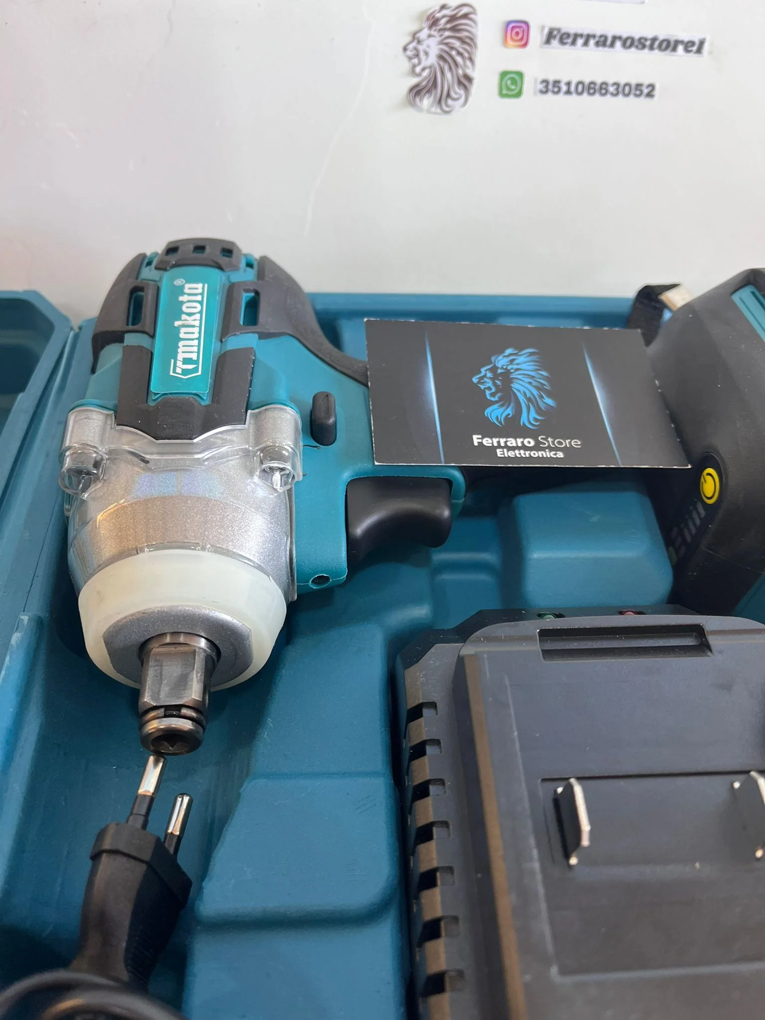 Trapano, Avvitatore a impulsi, Doppio Attacco a Batteria, Accessori, Valigetta - Image 12