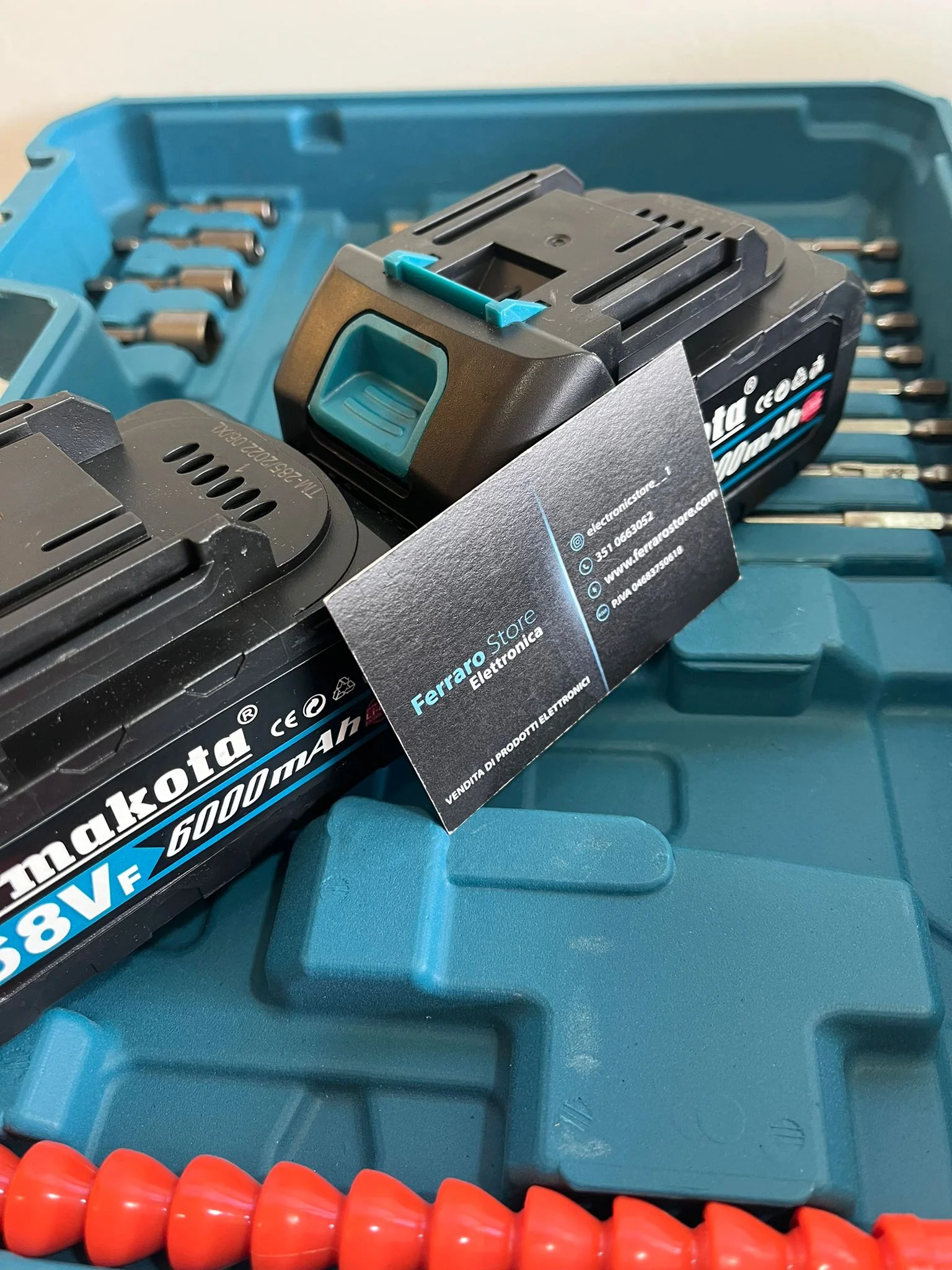 Trapano, Avvitatore a impulsi, Doppio Attacco a Batteria, Accessori, Valigetta - Image 6