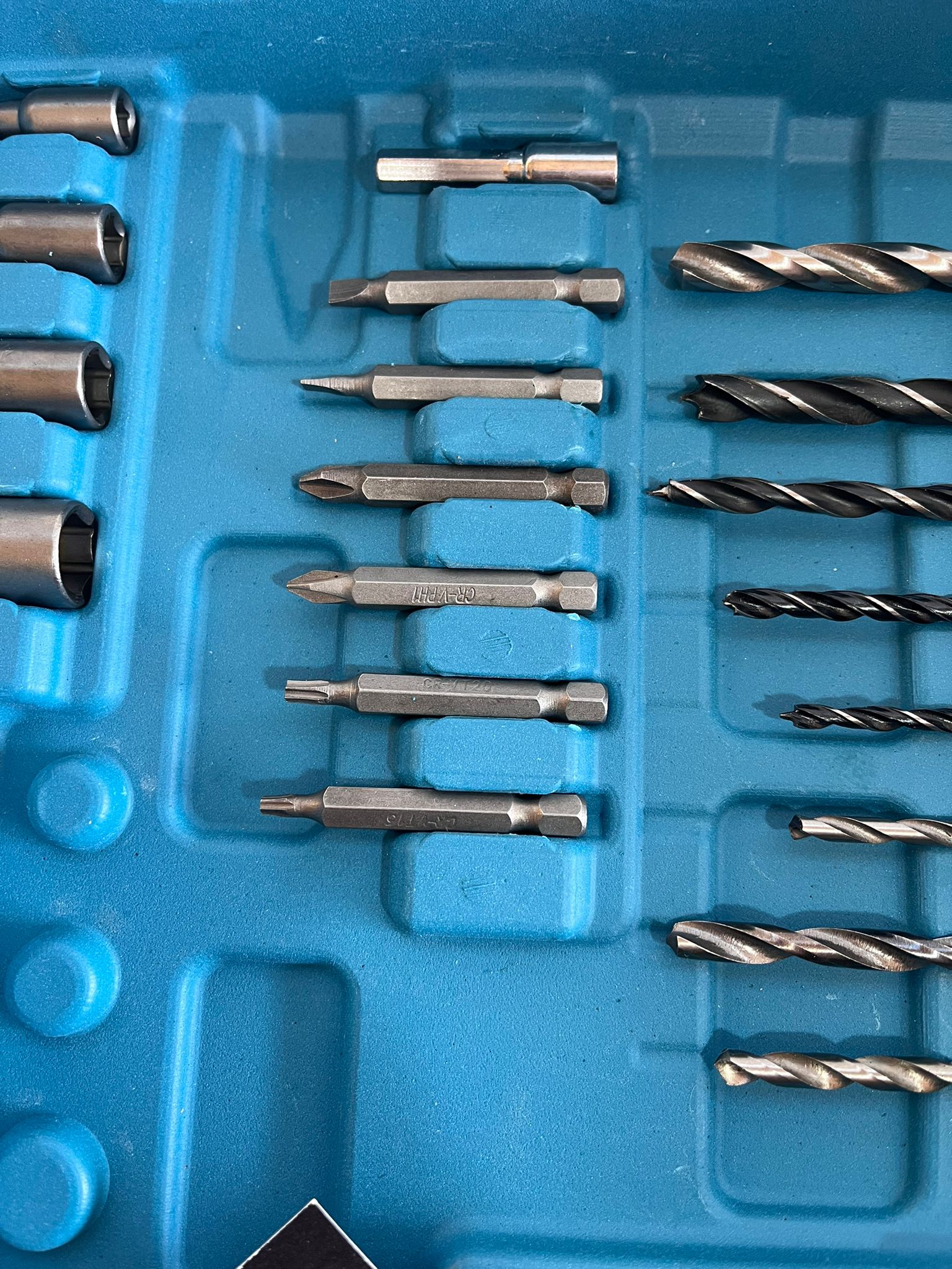 Trapano, Avvitatore a impulsi, Doppio Attacco a Batteria, Accessori, Valigetta - Image 8