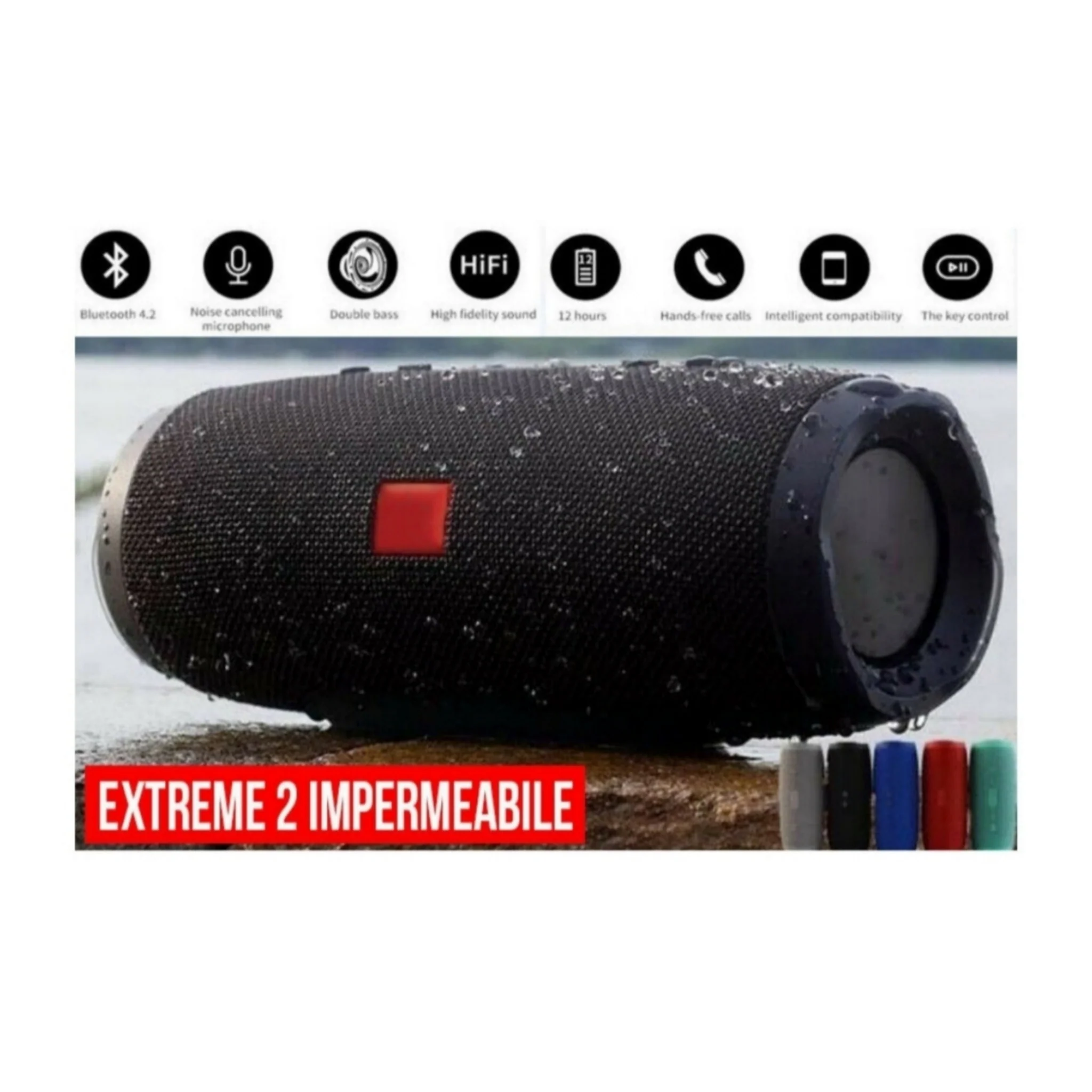 Cassa Bluetooth, Portatile, Accessori, Bluetooth, Speaker, MP3 - Image 2