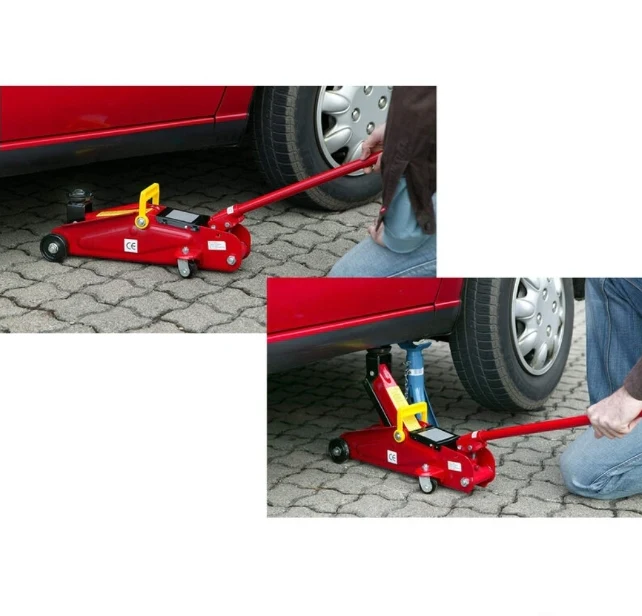 Crick Idraulico, Carrello Sollevatore, Auto, 2 Tonnellate, Martinetto Meccanico - Image 5