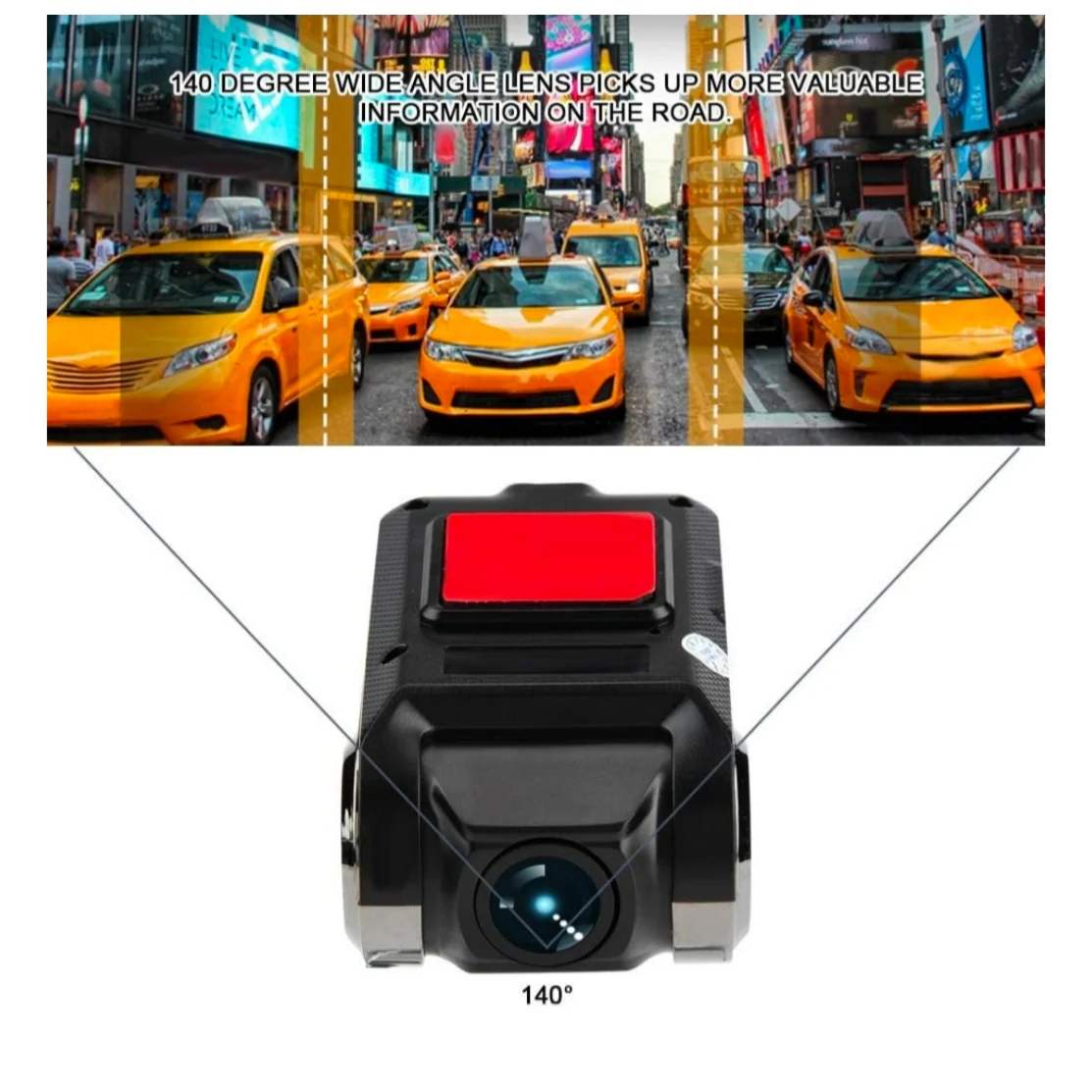 Dashcam per Auto, Universale per Autoradio Android, FHD - Image 5