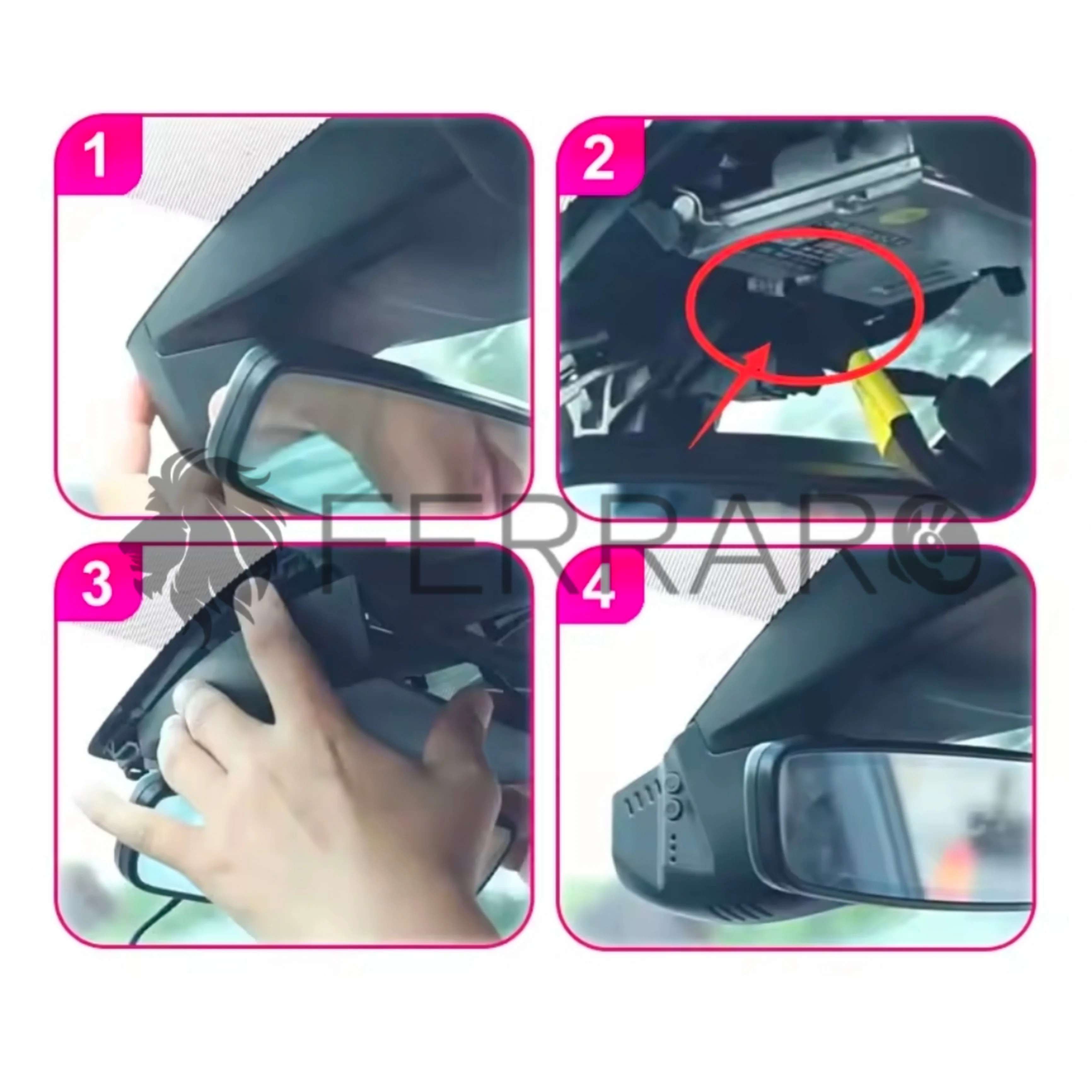 Dashcam per Volkswagen, Seat, Skoda (Compatibilità in Descrizione) | Ultra HD | Controllo da APP | 170º - Image 3