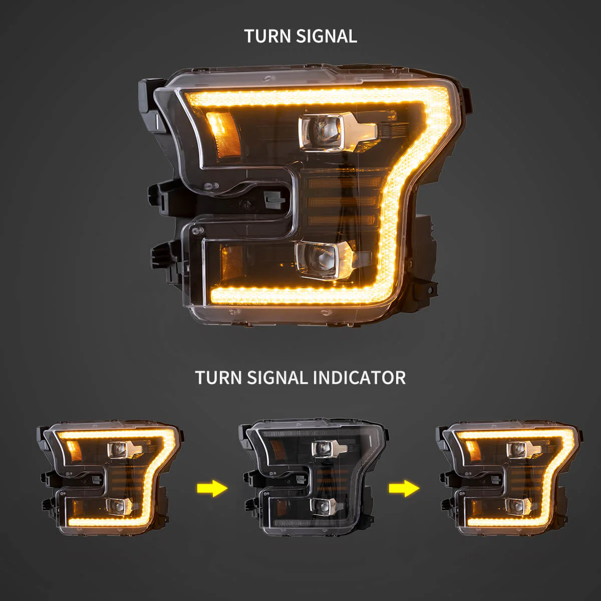 Fanali Anteriore Completo per Ford F150 13ª Serie (2015-2017) a LED - Image 3
