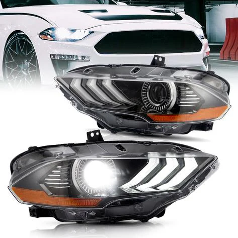 Fanali Anteriore Completo per Ford Mustang 6ª Serie (2018-2024) a LED