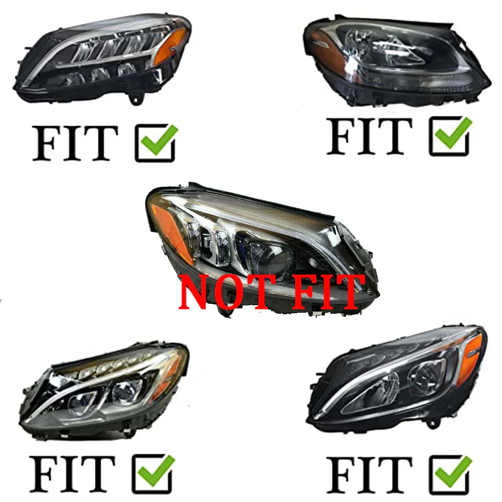 Fanali Anteriore Completo per Mercedes Classe C W205 (2015-2021) a LED - Image 5