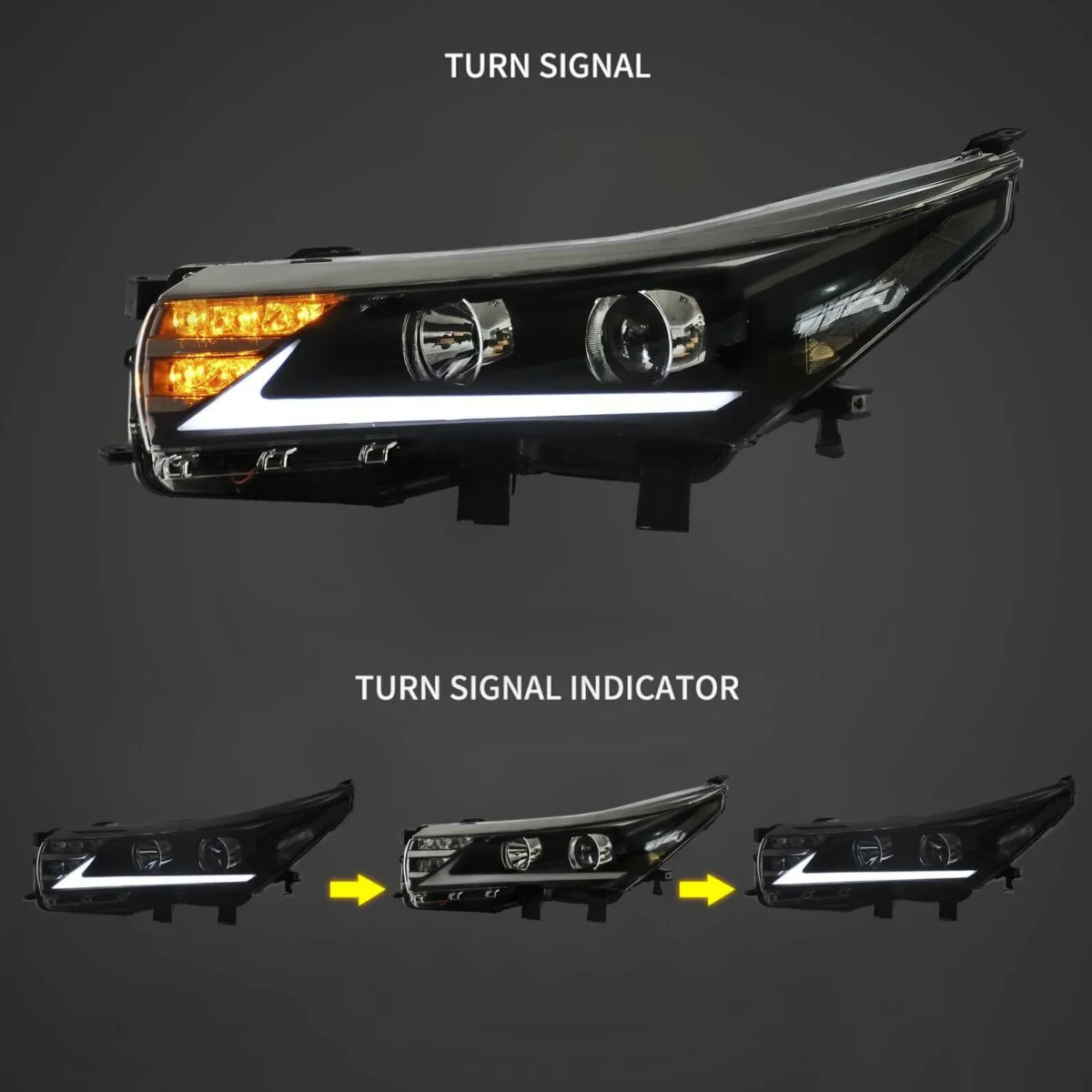 Fanali Anteriore Completo per Toyota Corolla E170 (2013-2017) a LED - Image 4