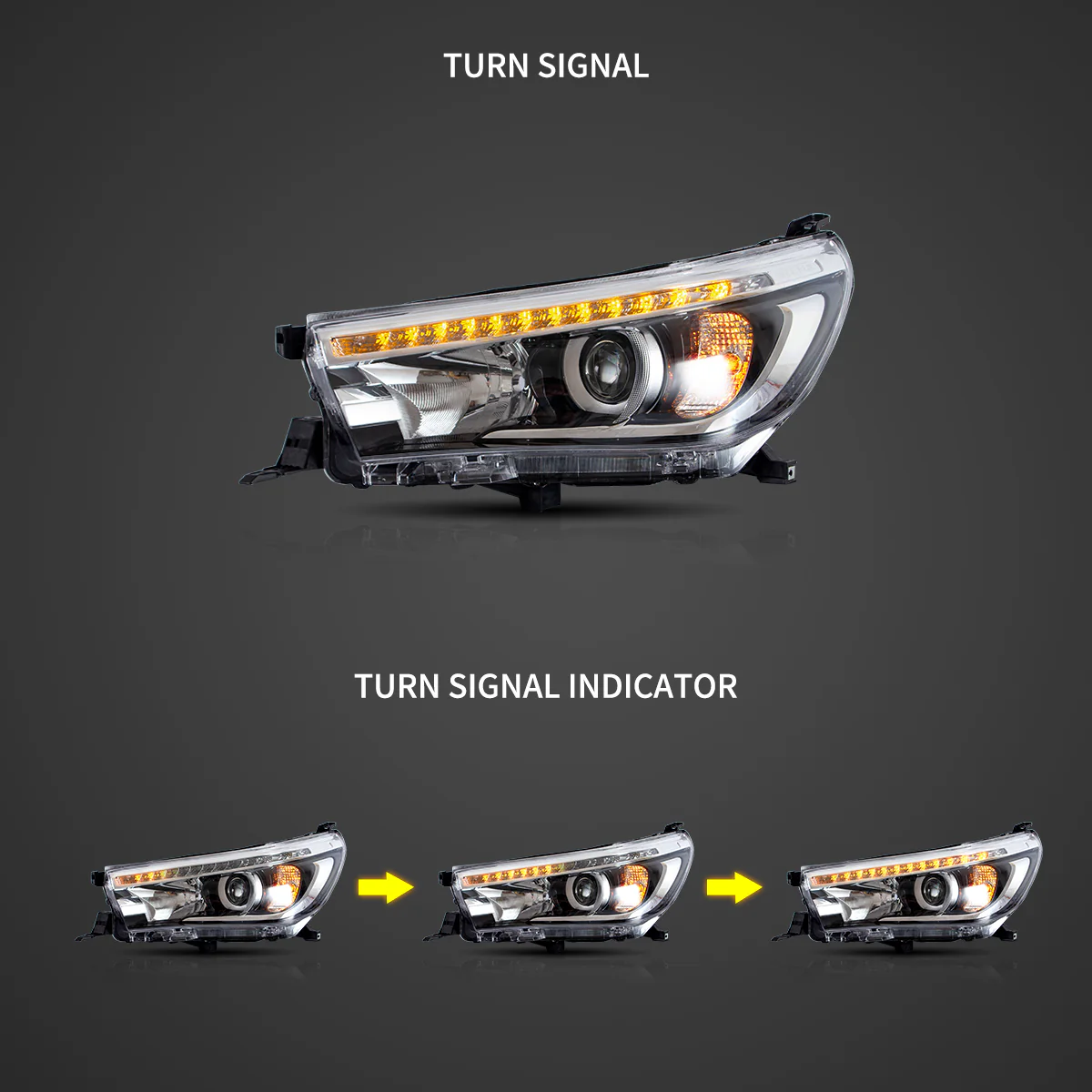 Fanali Anteriore Completo per Toyota Hilux SR5 (2015-2020) a LED - Image 3