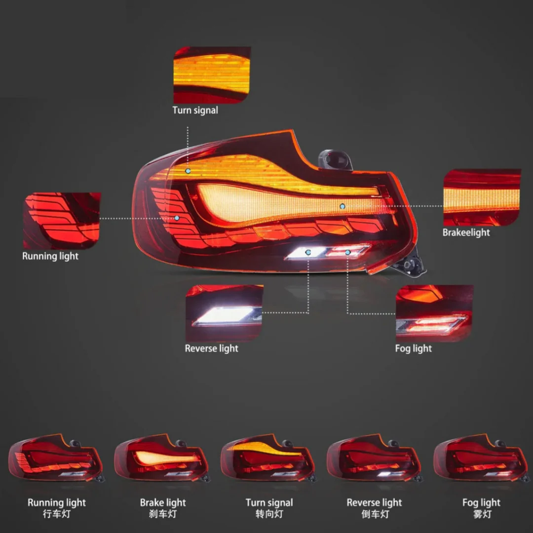 Fanali Posteriore Completo per BMW Serie 2 F22, F23, M2, F87 (2012-2020) a LED - Image 5