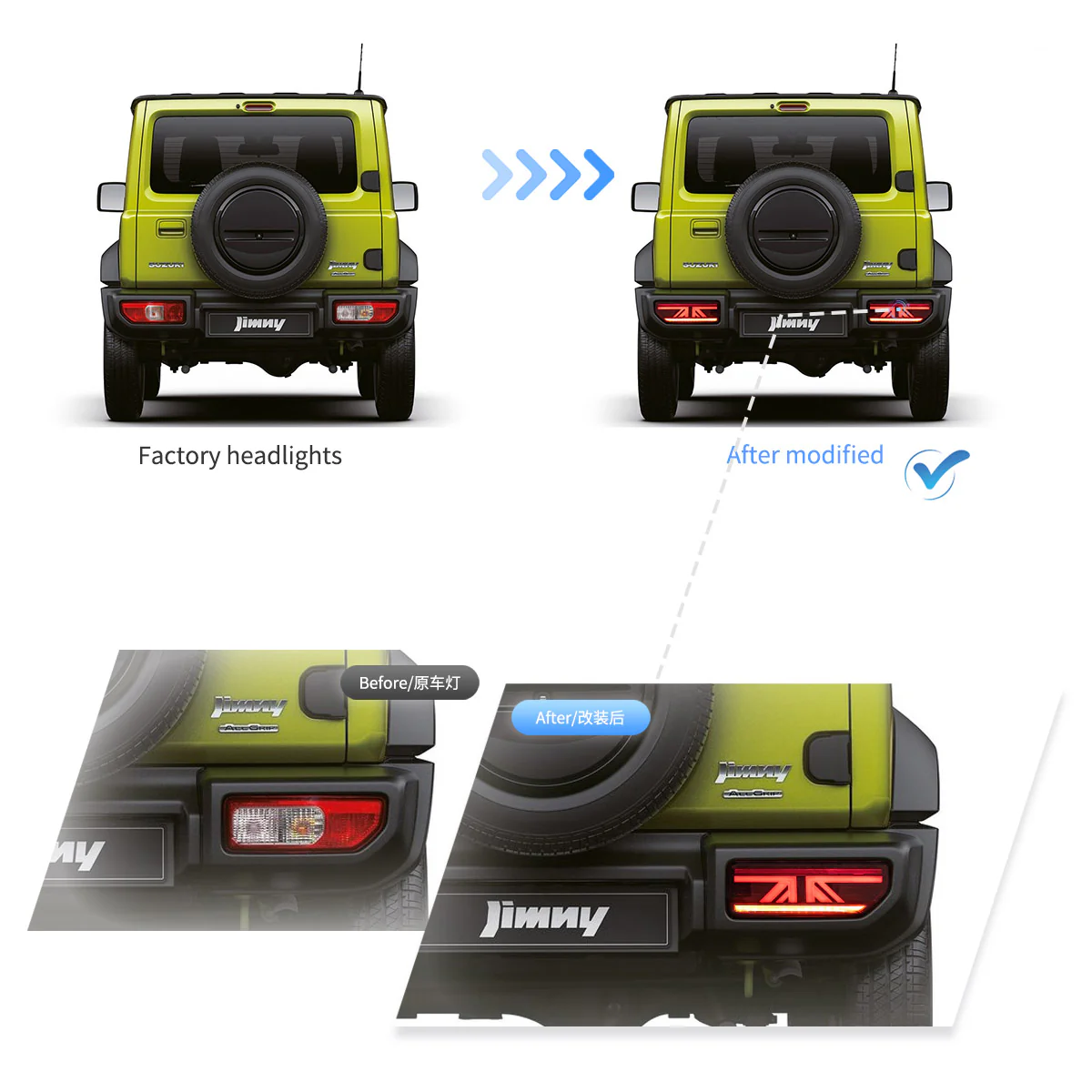 Fanali Posteriore Completo per Suzuki Jimny IV (2018-2022) a LED - Image 3