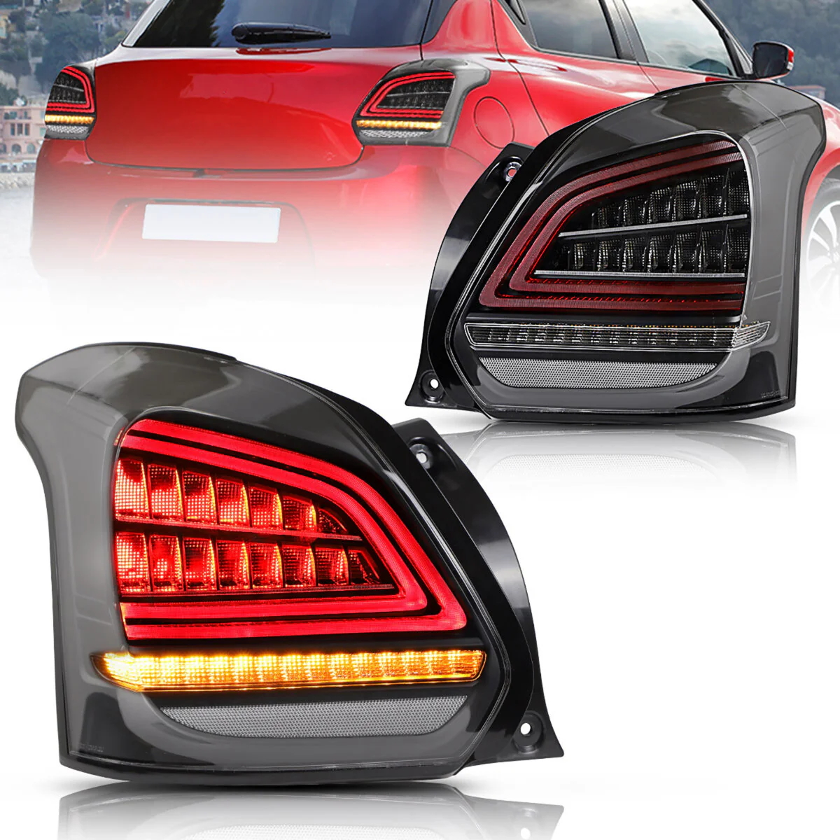 Fanali Posteriore Completo per Suzuki Swift (2017-2022) a LED