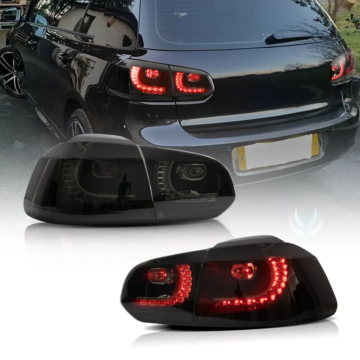 Fanali Posteriore Completo per Volkswagen Golf VI, MK6 (2008-2012) a LED - Image 2