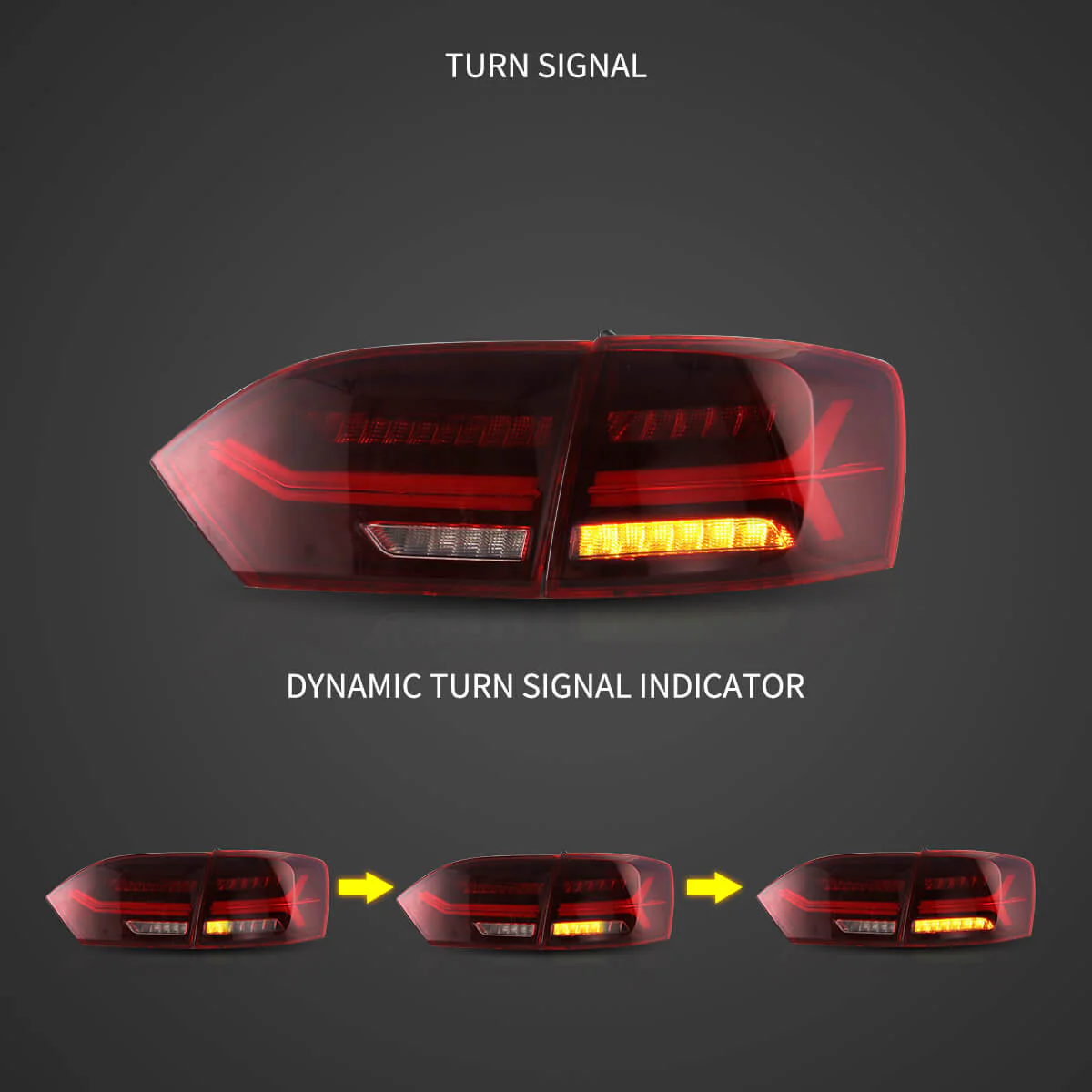 Fanali Posteriore Completo per Volkswagen Jetta MK6 (2011-2018) a LED - Image 3