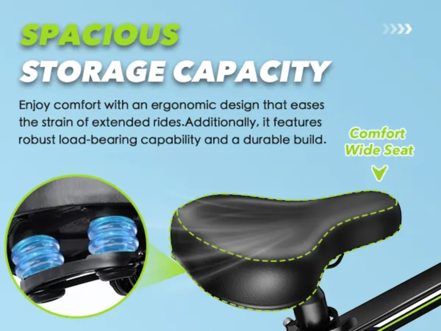 FerraroStore S8-Single, Bici Elettrica Pieghevole, 20*4", Batteria 48V - Image 3