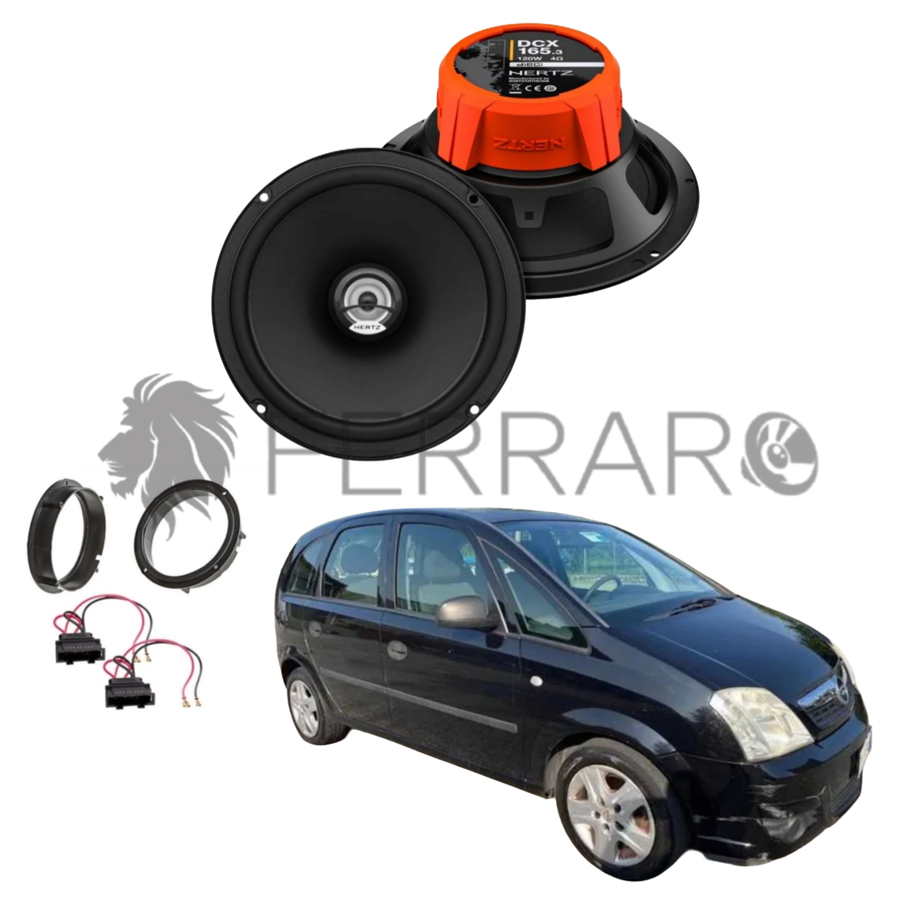 Hertz Kit 2 Casse | DCX 165.3 | Anteriori | Opel Meriva A (2003-2010)