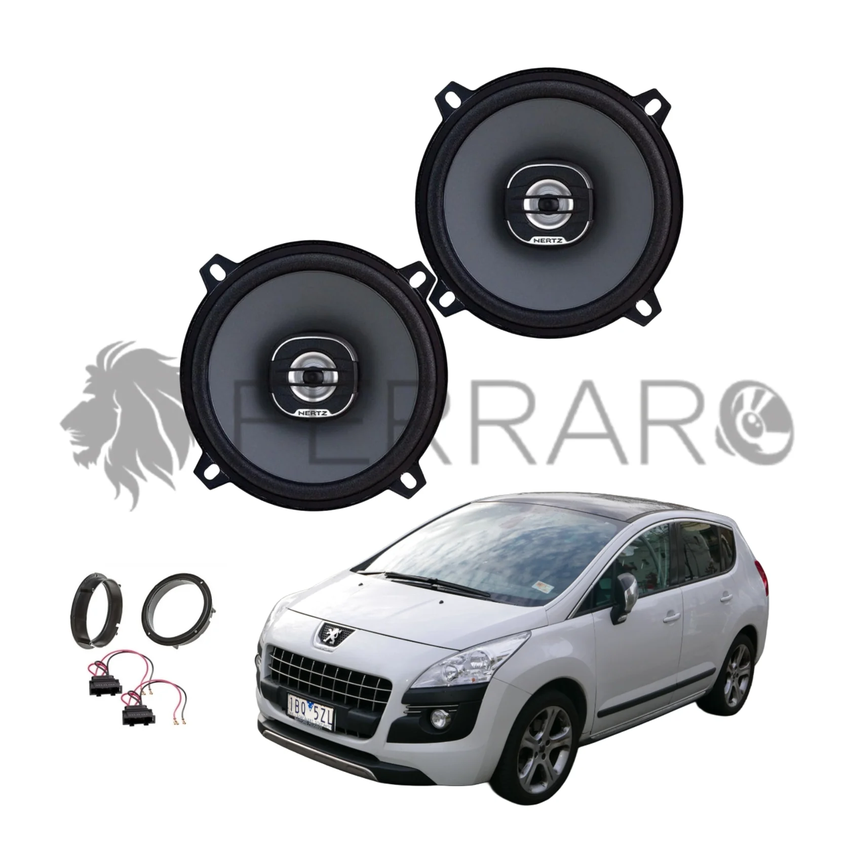 Hertz Kit 2 Casse | X 130 | Posteriori | Peugeot 3008 1ª (2009-2016)