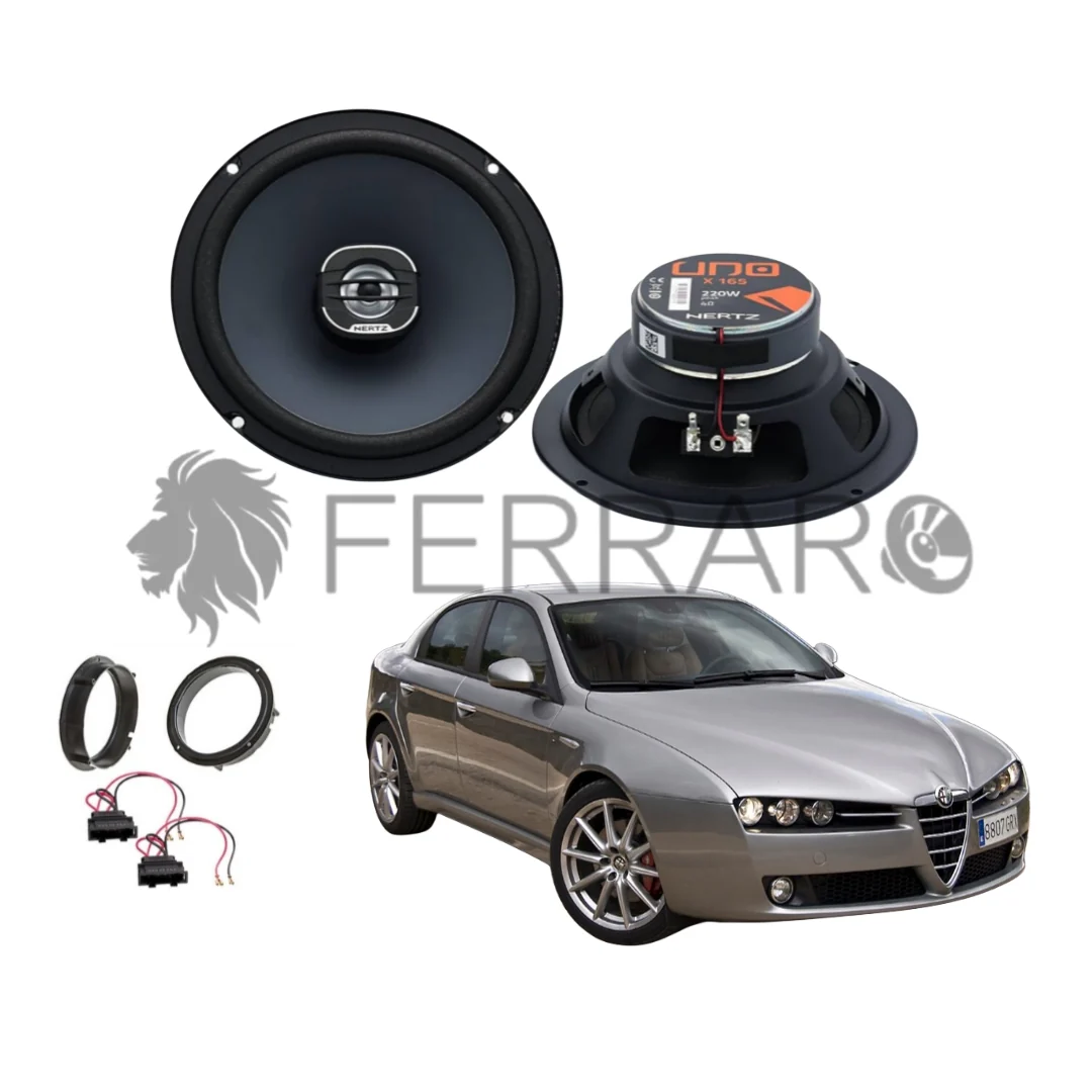 Hertz Kit 2 Casse | X 165 | Ant o Post | Alfaromeo 159