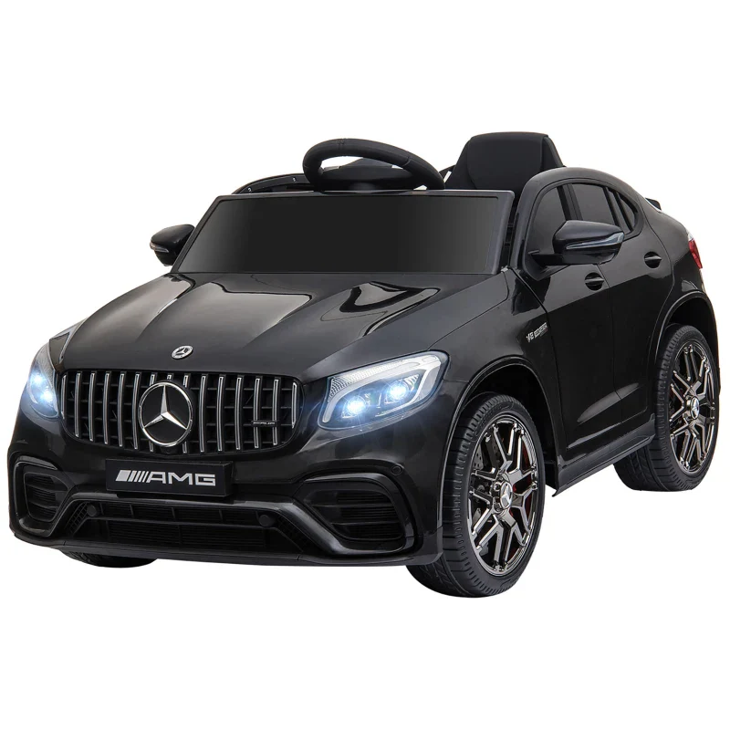 HOMCOM Macchina Elettrica per Bambini 3-5 Anni Mercedes con Cintura di Sicurezza e Telecomando, Nero - Image 5