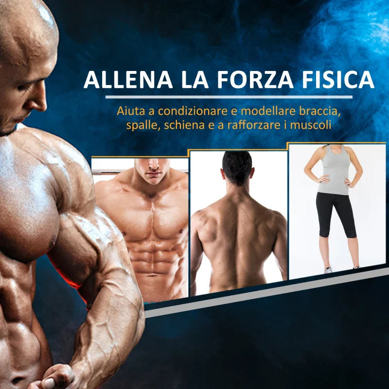 HOMCOM Manubrio da 12.5 kg Esagonale Singolo con Impugnatura Zigrinata Antiscivolo, Nero - Image 7