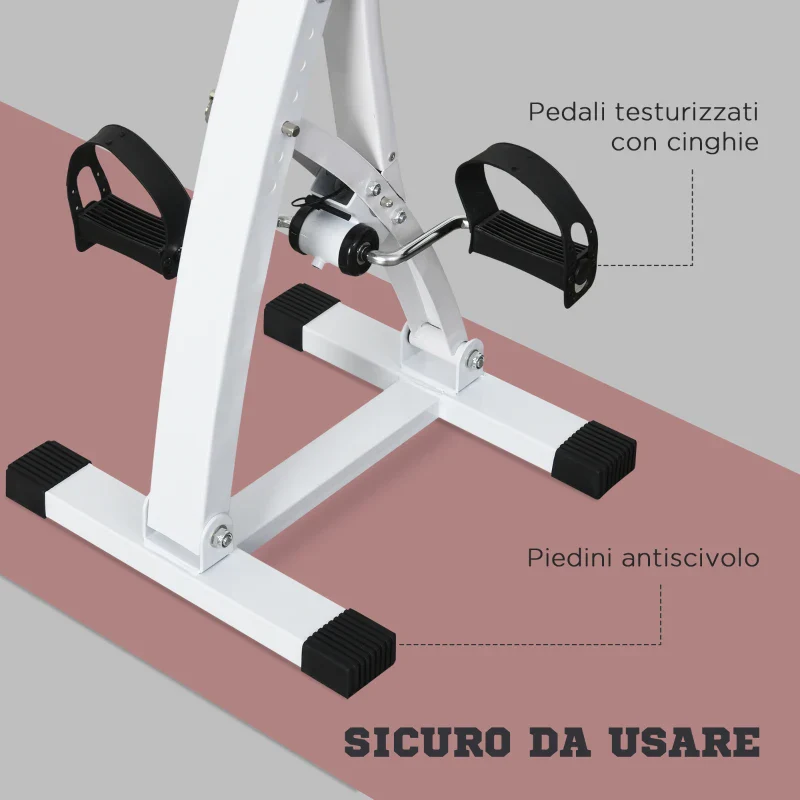 HOMCOM Pedaliera Braccia e Gambe da Divano o Poltrona con Schermo LED, Altezza e Intensità Regolabile, Bianco, 40x42.5x100cm - Image 6