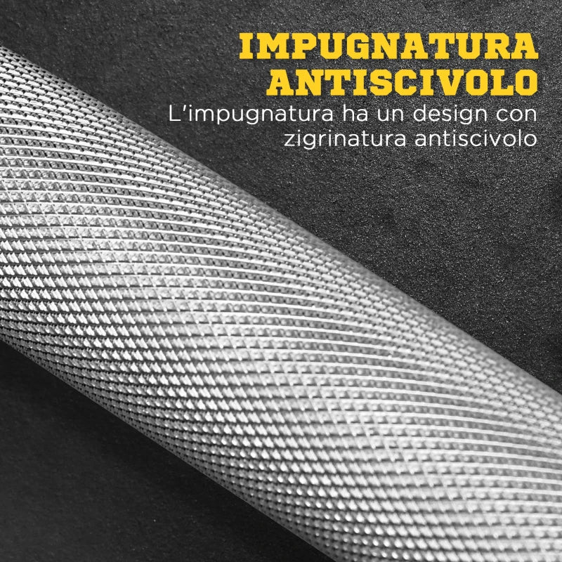 HOMCOM Set di Manubri Regolabile, Set Bilanciere e Dischi 70kg, 8 Dischi Pesi Rivestiti in Plastica e Barra in Metallo, 140x38.5x38.5cm, Nero - Image 5