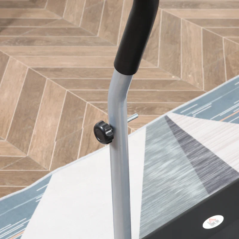 HOMCOM Tapis Roulant Elettrico e Pieghevole con Schermo LCD e 2 Ruote per Allenamento a Casa o in Ufficio, Motore 500W Velocità 10km/h - Image 8