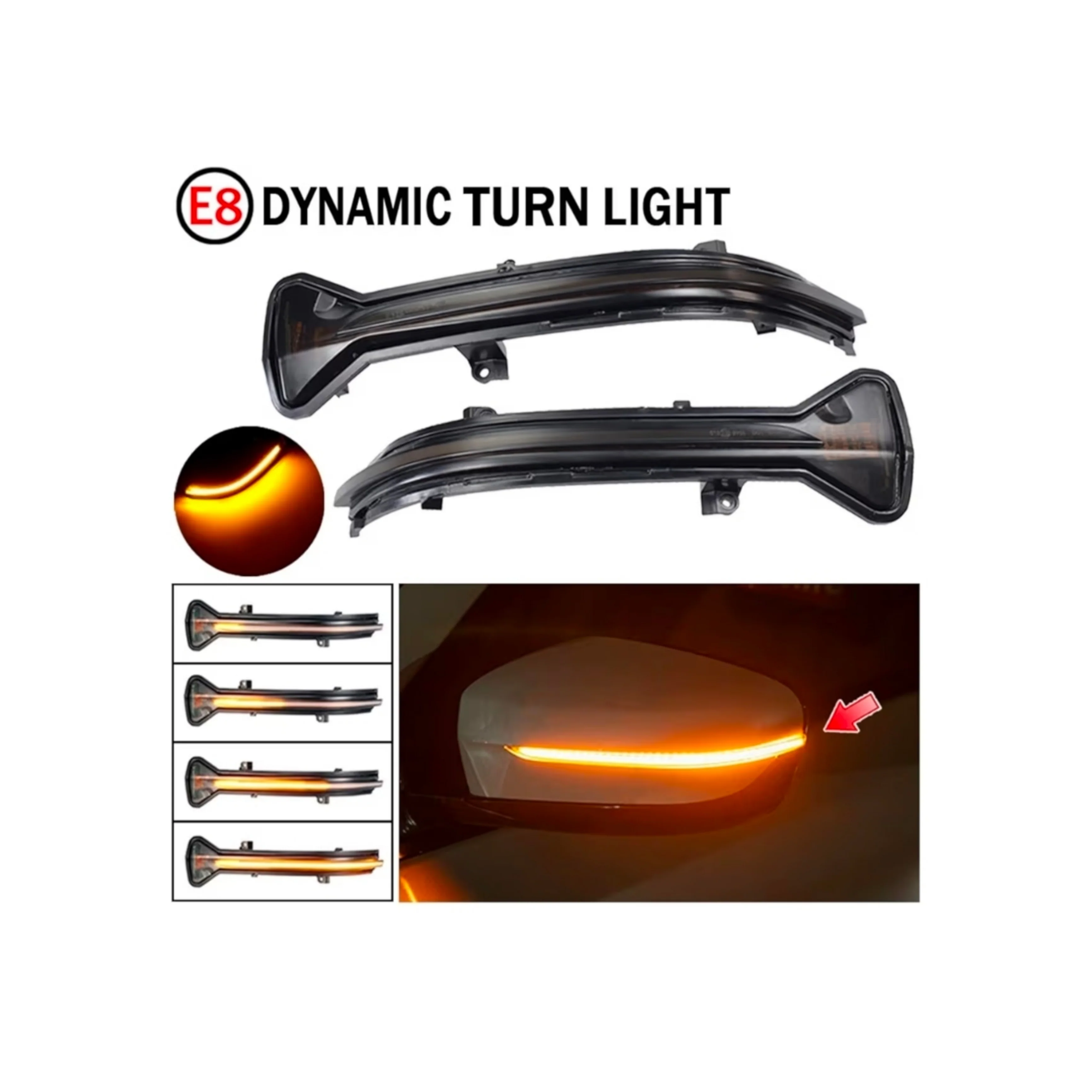 Indicatore Direzione Led per BMW Serie 3, 4, 5, 6, 7, 8 (2016-2022), Plug and Play - Image 3