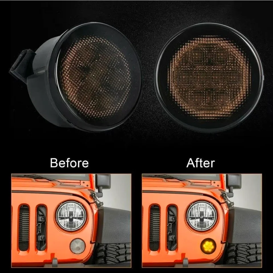 Indicatore Direzione Led per Jeep Wrangler (2007-2017), Plug and Play - Image 4