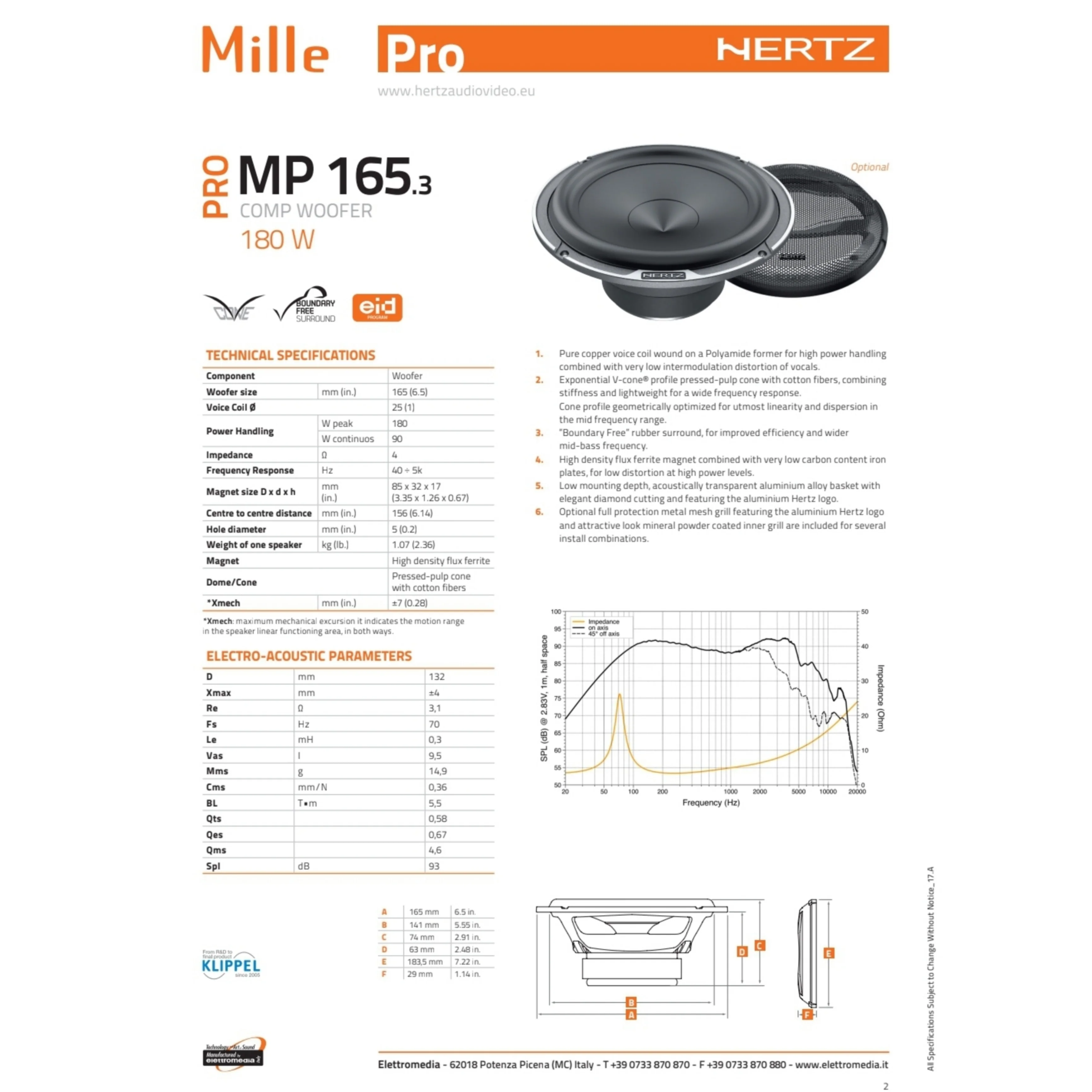 Hertz Kit 2 Casse | MP 165.3 | Anteriore | Ford Focus dal 2005-2010 - Image 3