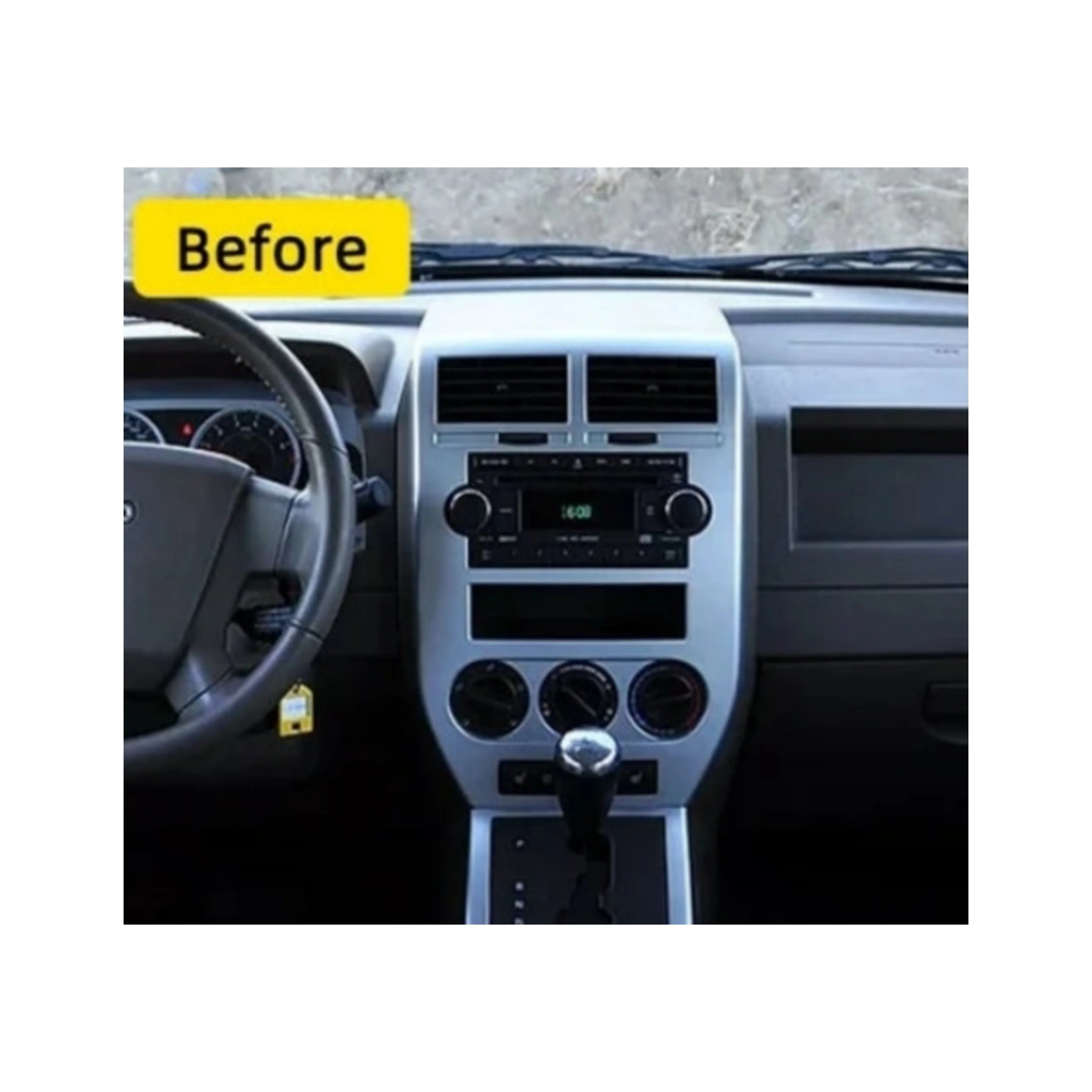 Kit Montaggio Autoradio 10.1"Pollici Jeep Compass (2007-2010) Mascherina, Cablaggio Autoradio Android - Image 2
