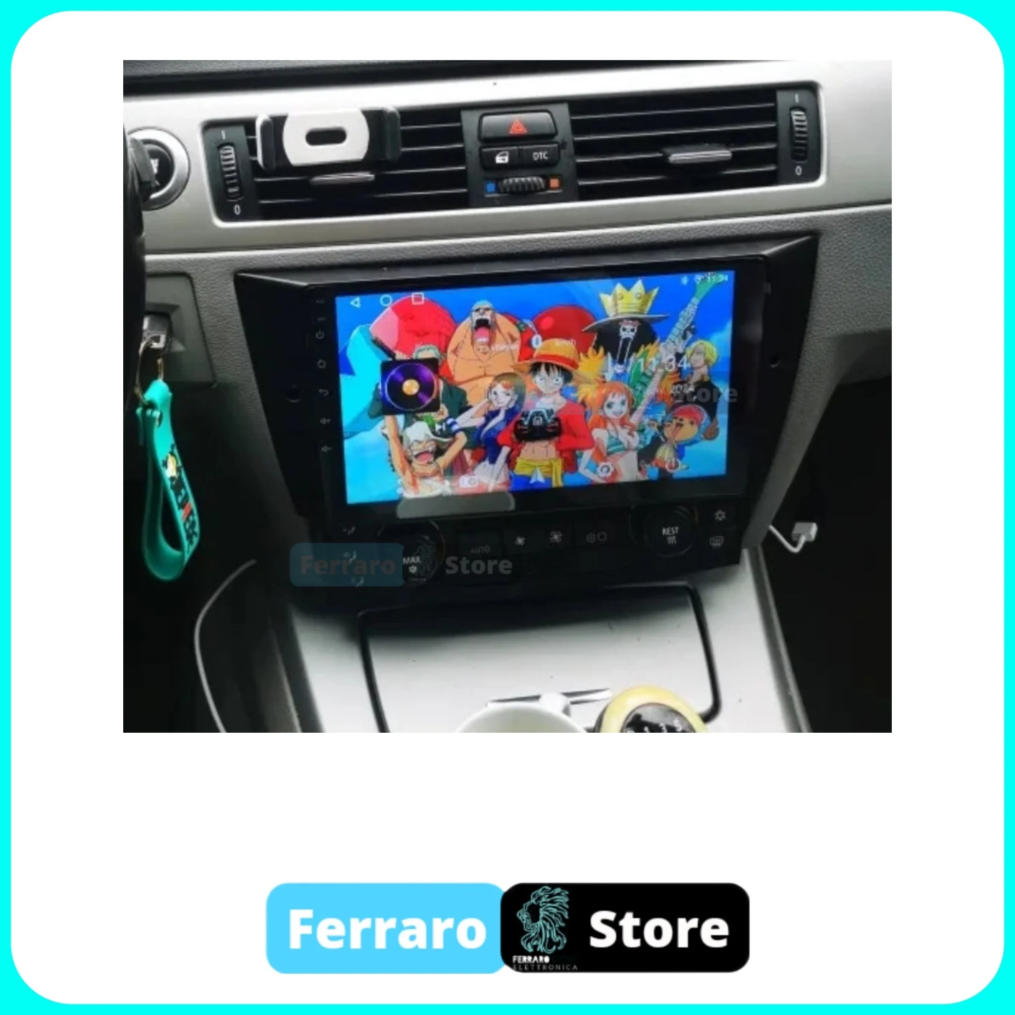 Kit Montaggio Autoradio 9"Pollici BMW Serie 3, E90-E91-E92-E93 (Dal 2005>) Mascherina, Cablaggio Autoradio Android - Image 3