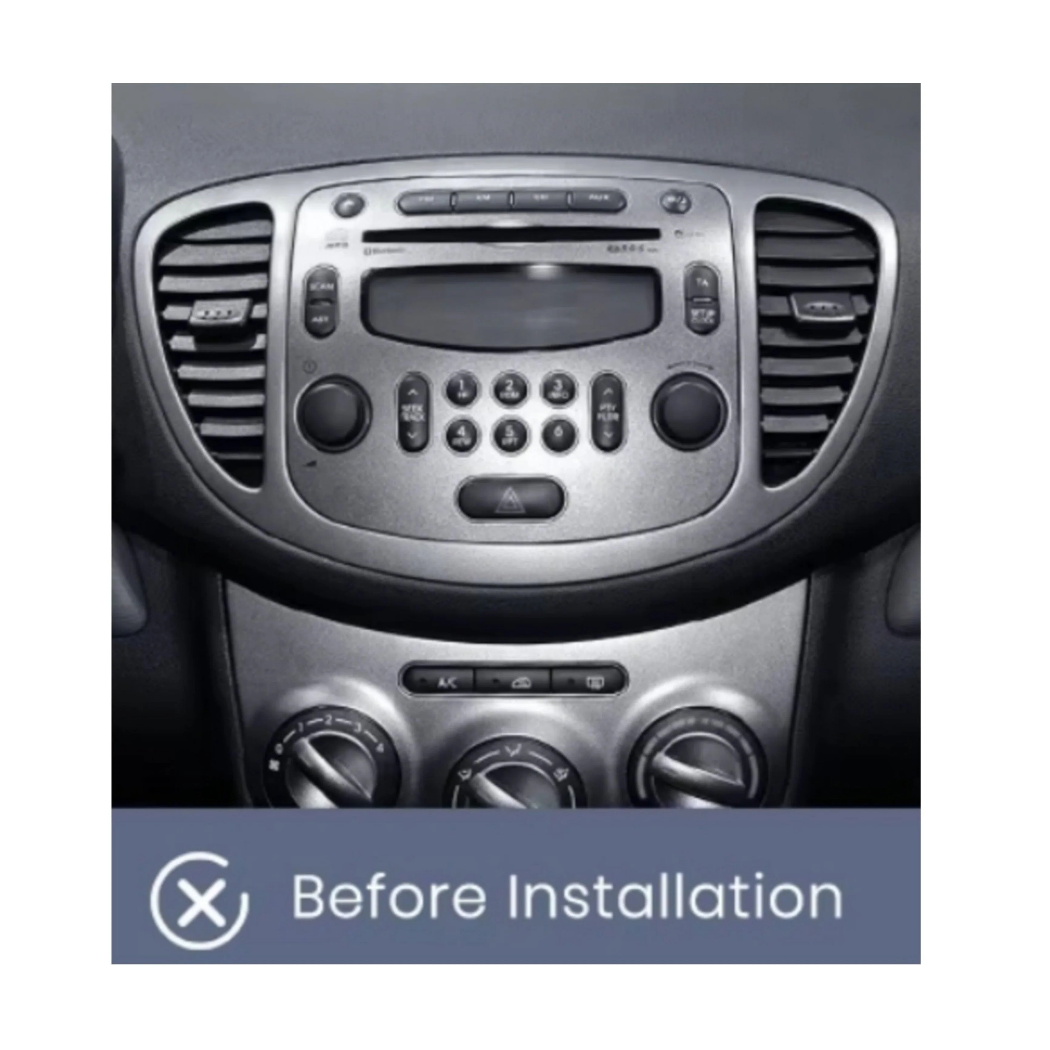 Kit Montaggio Autoradio 9"Pollici Hyundai i10 (2007-2013) Mascherina, Cablaggio Autoradio Android - Image 2