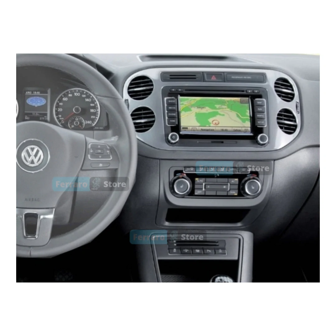 Kit Montaggio Autoradio 9"Pollici Volkswagen Tiguan (2006-2016) Mascherina, Cablaggio Autoradio Android - Image 3