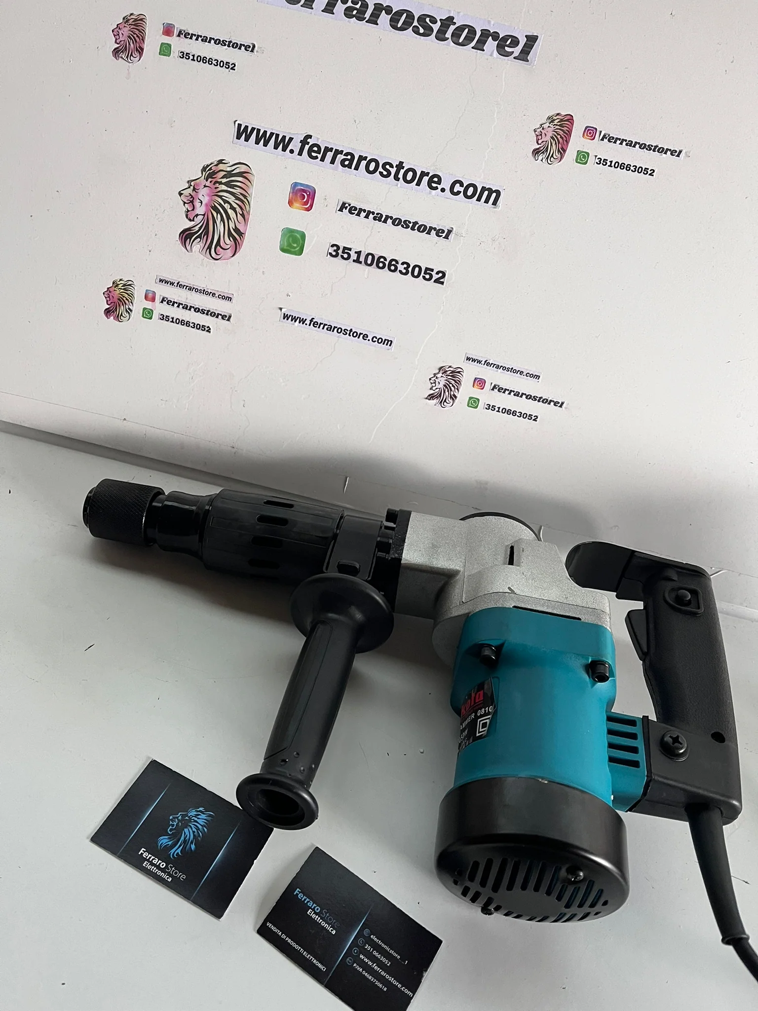 Martello Demolitore, Potenza 1050w Kit Completo, Valigetta - Image 7