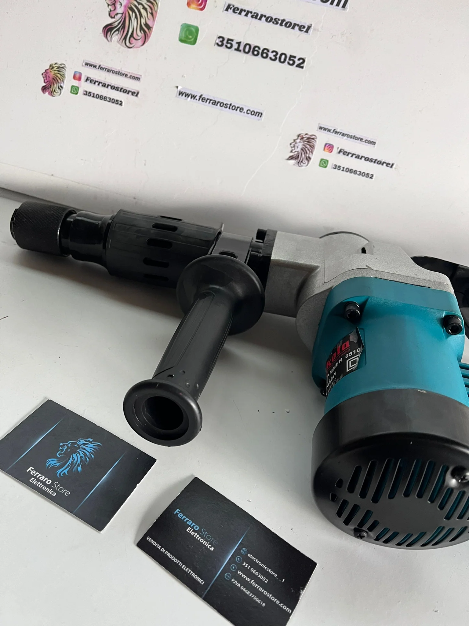 Martello Demolitore, Potenza 1050w Kit Completo, Valigetta - Image 8