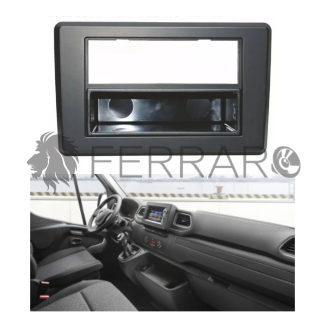 Mascherina 1DIN con Cassetto, Opel Movano, Renault Master, Nissan NV400
