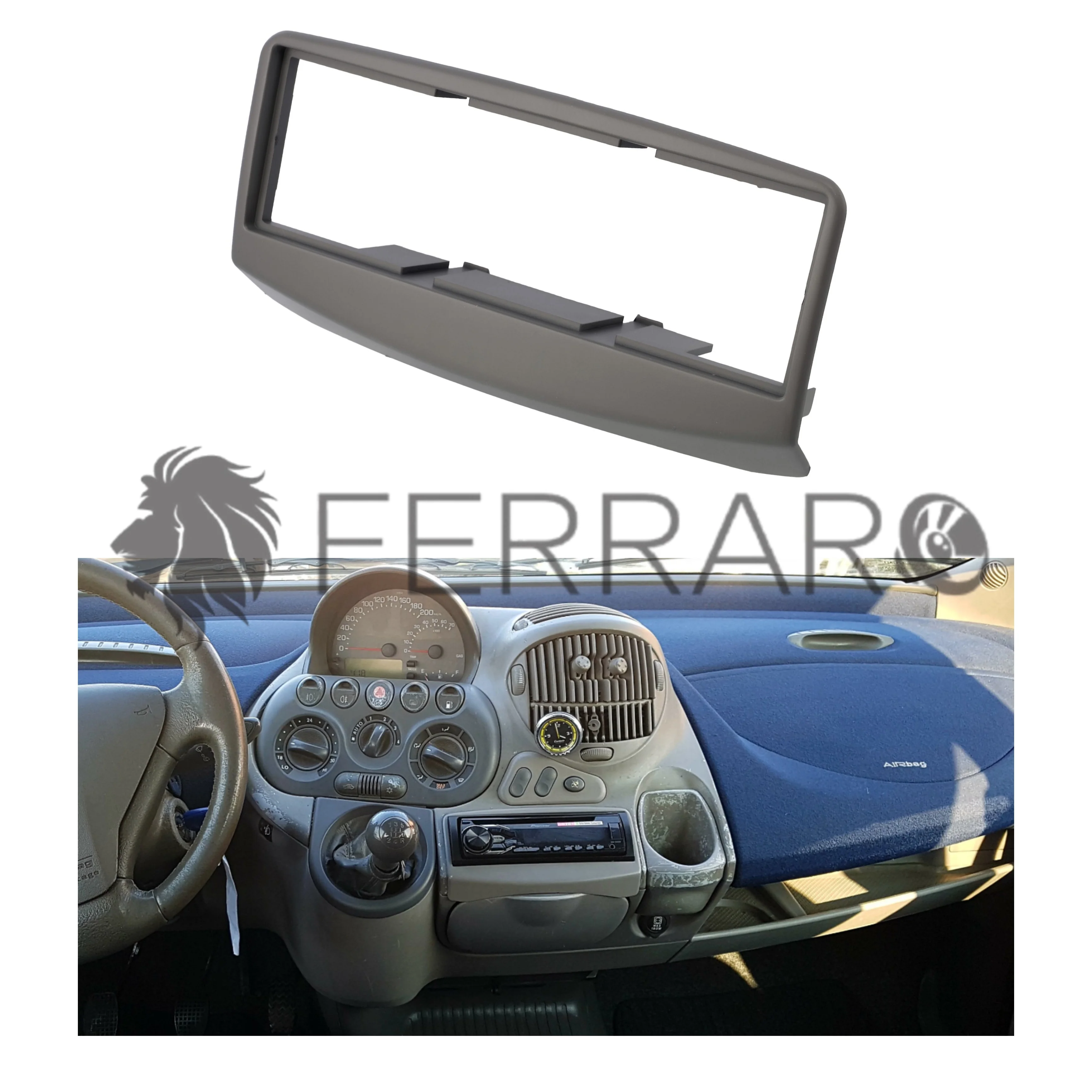 Mascherina 1DIN | Fiat Multipla dal 2005> - Image 2