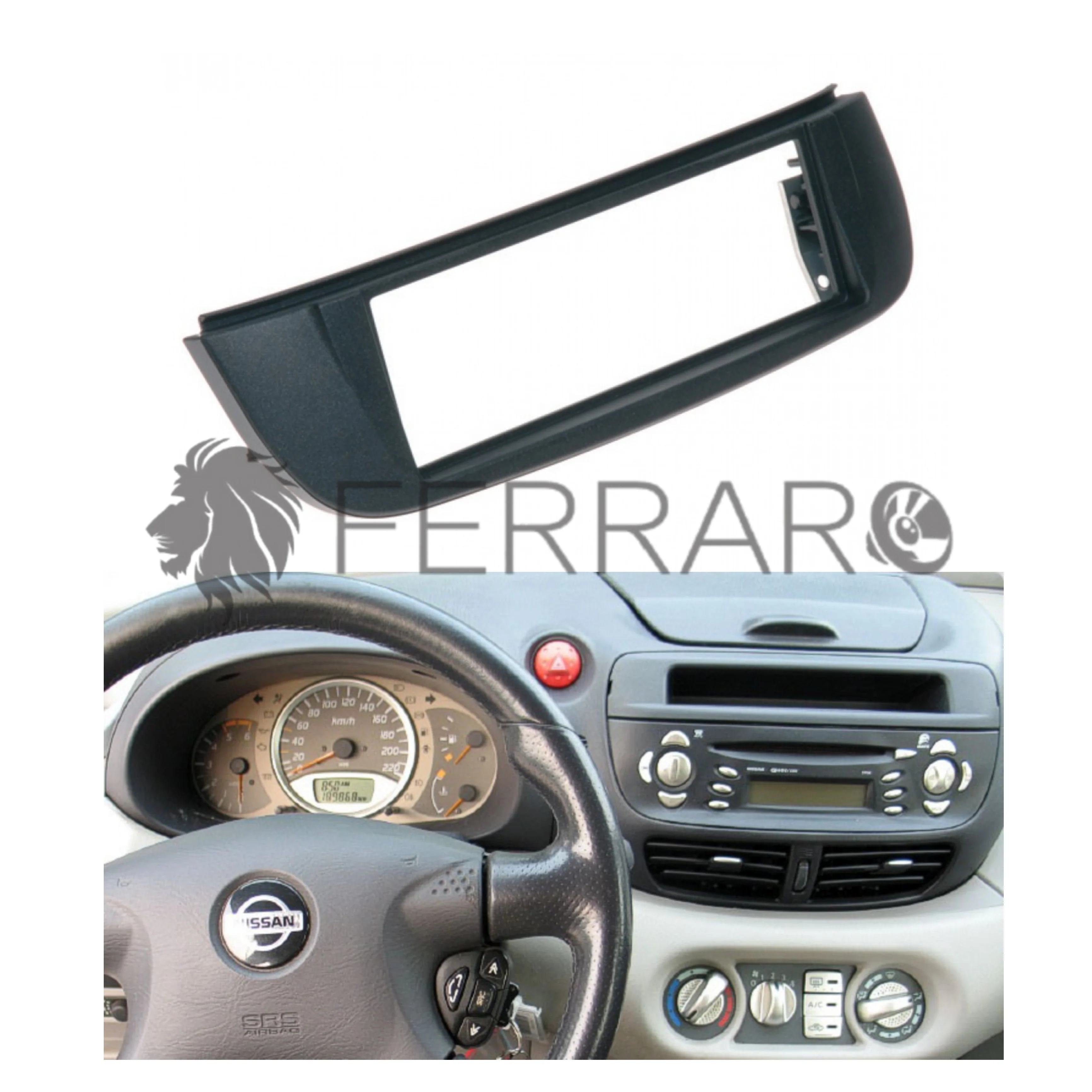 Mascherina 1DIN | Nissan Almera Tino (2000-2004)
