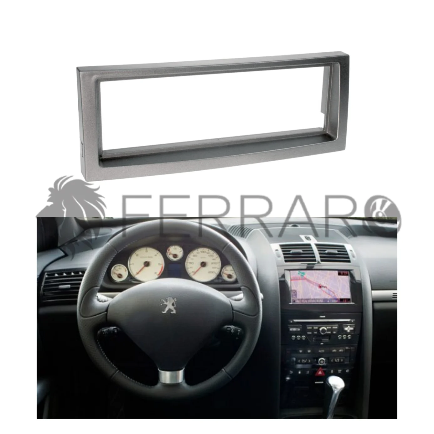 Mascherina 1DIN | Peugeot 407, Citroen C5 dal 2004>