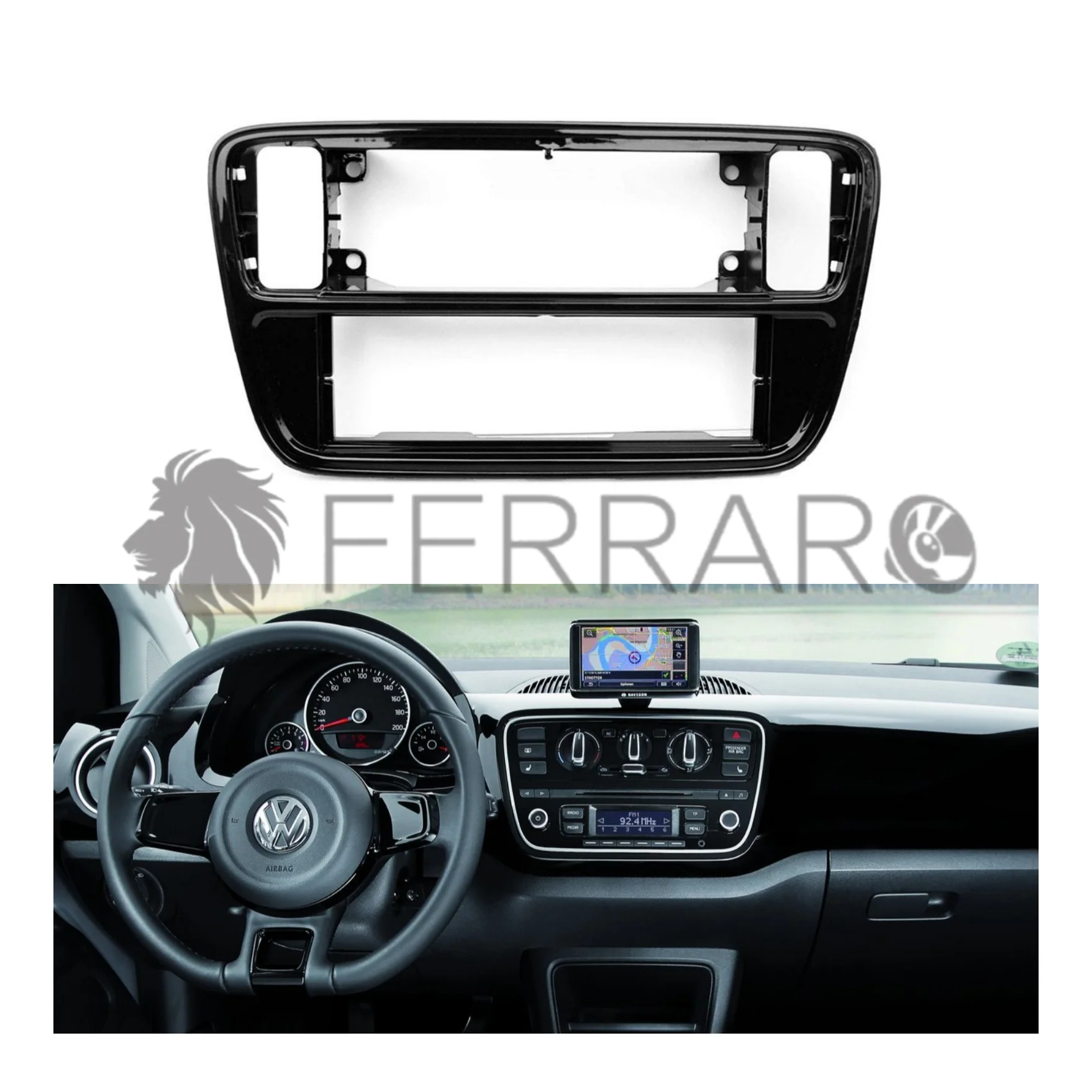 Mascherina 1DIN | Seat Mii | Skoda City Go | Volkswagen UP dal 2011>